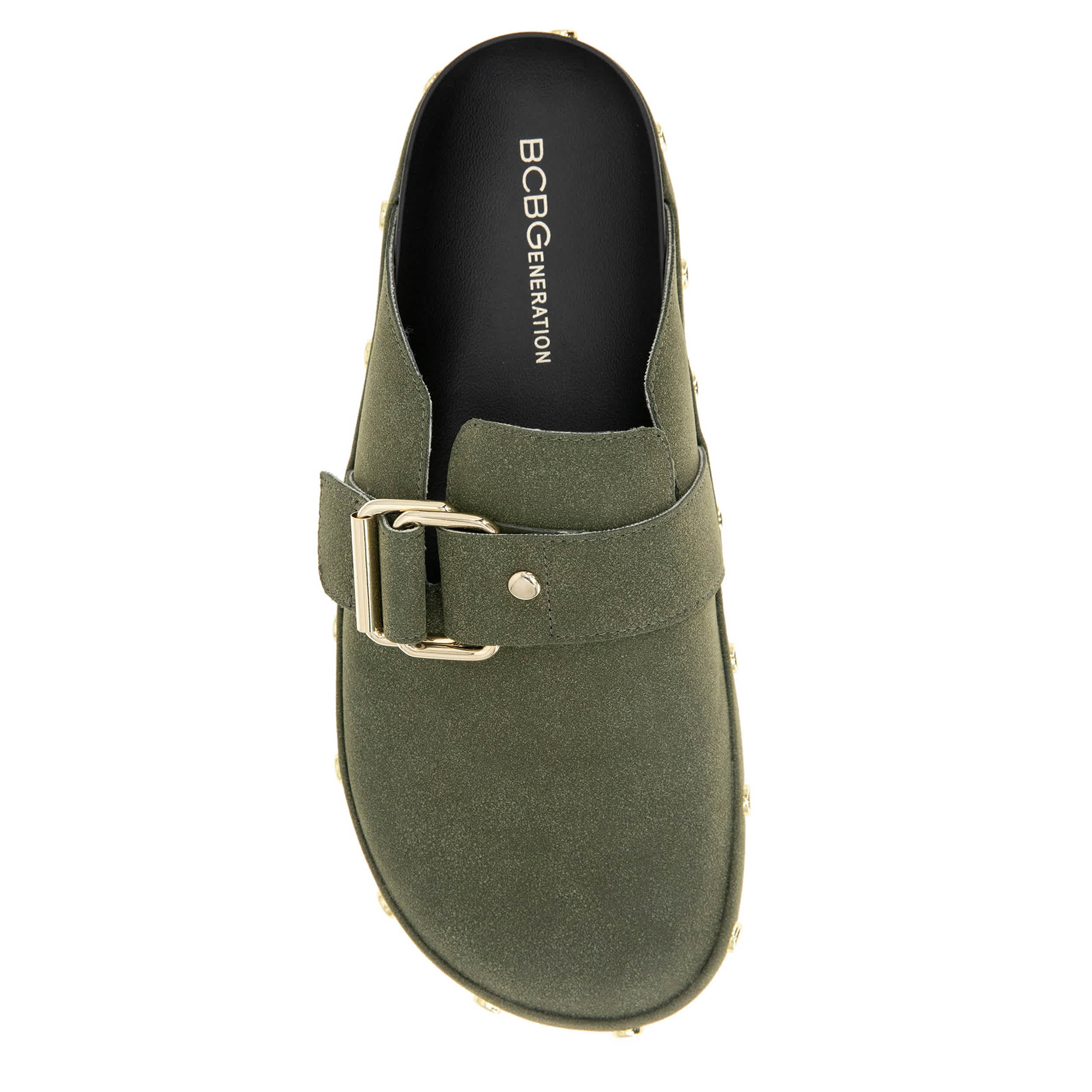 BCBG GENERATION-WOMENS HAISLEY CLOG-OLIVE & 