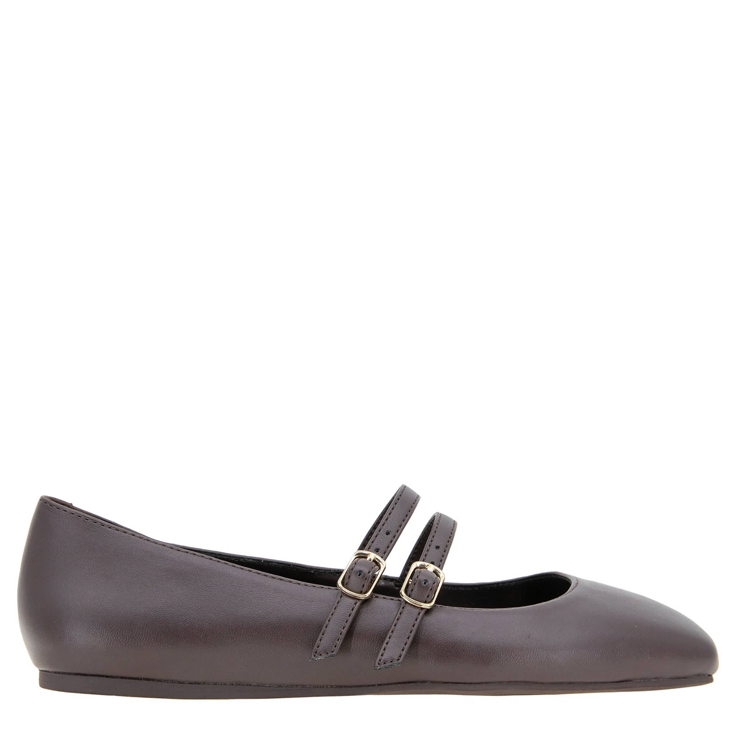 BCBG GENERATION-WOMENS HARISA FLAT-CHOCOLATE & 
