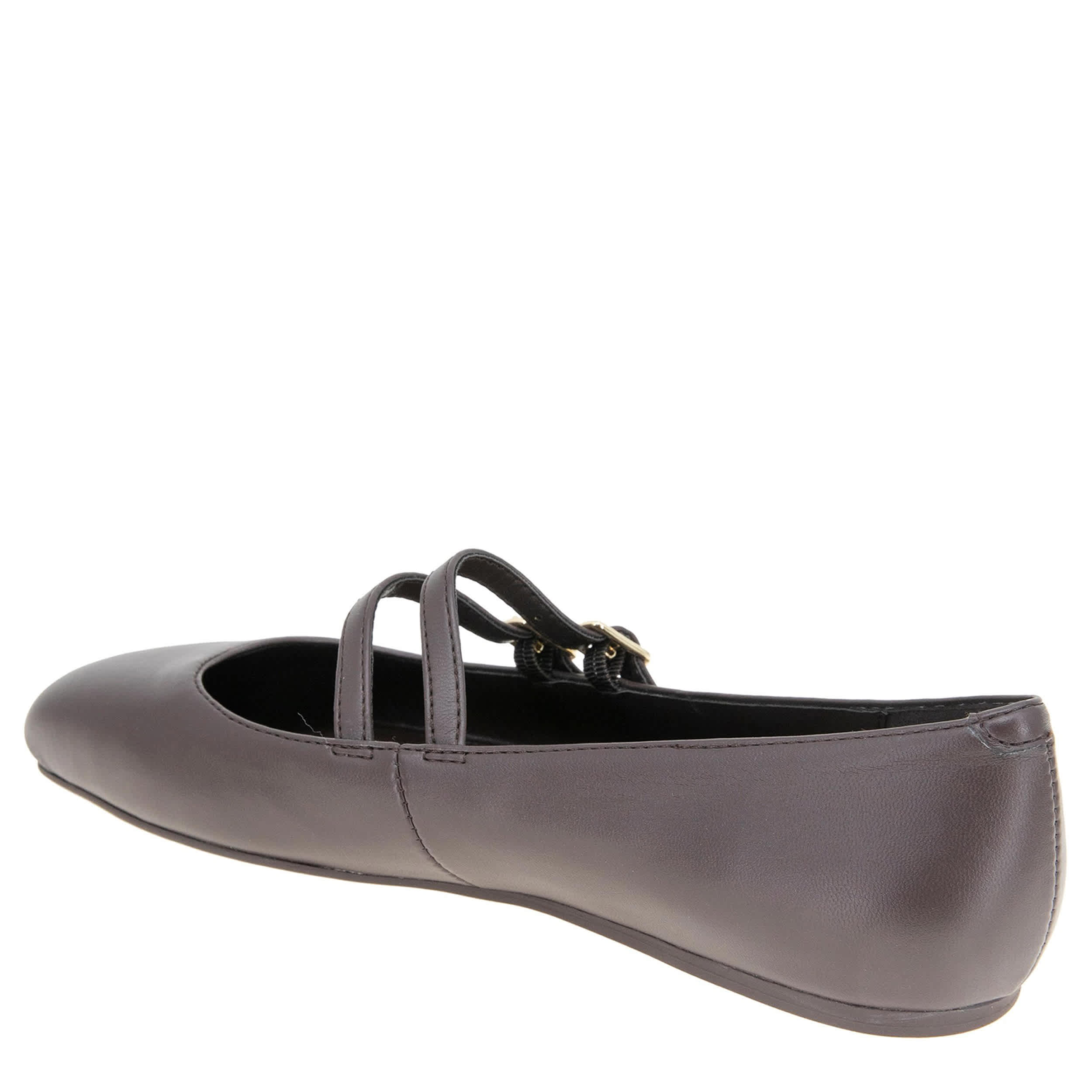 BCBG GENERATION-WOMENS HARISA FLAT-CHOCOLATE & 