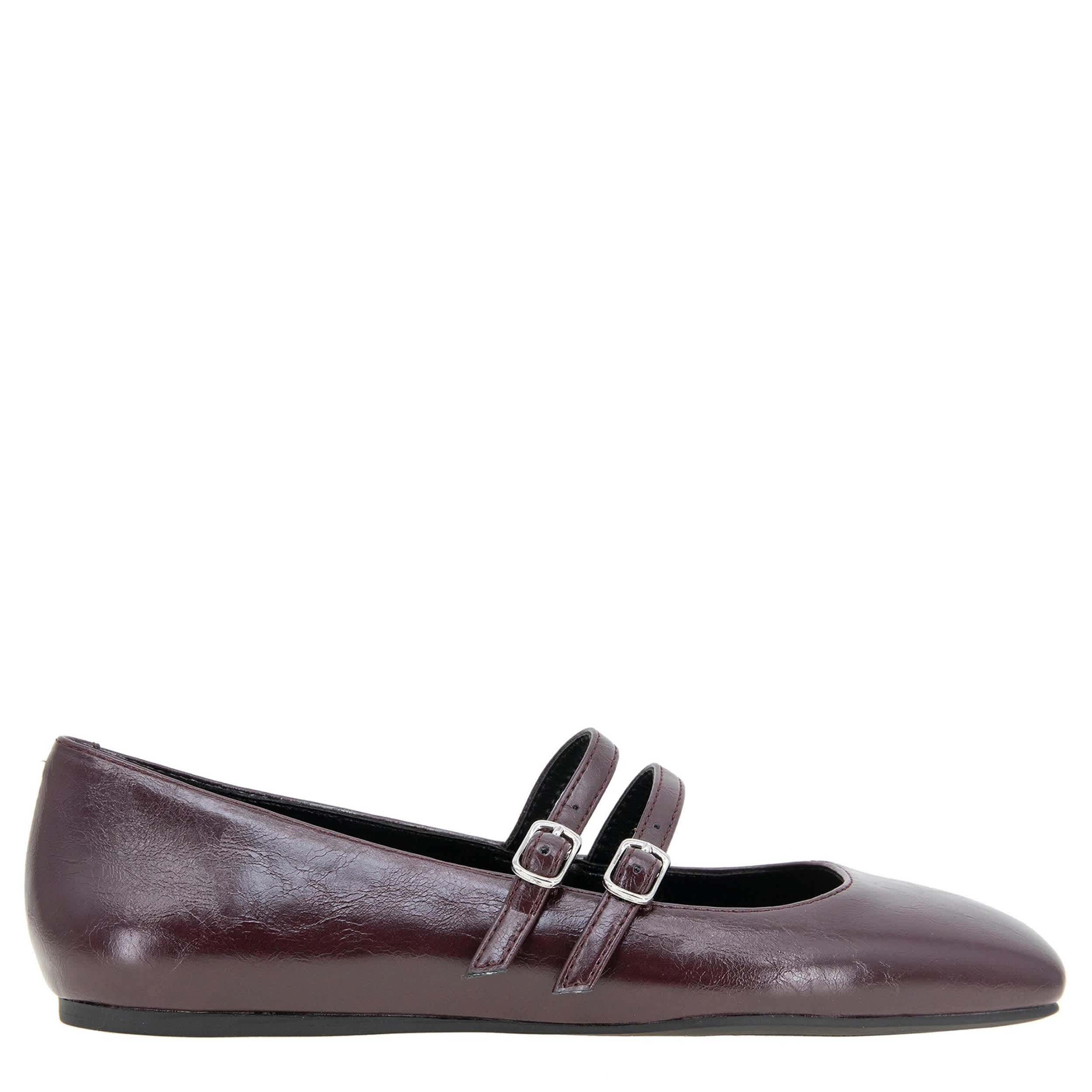 BCBG GENERATION-WOMENS HARISA FLAT-DARK RED & 