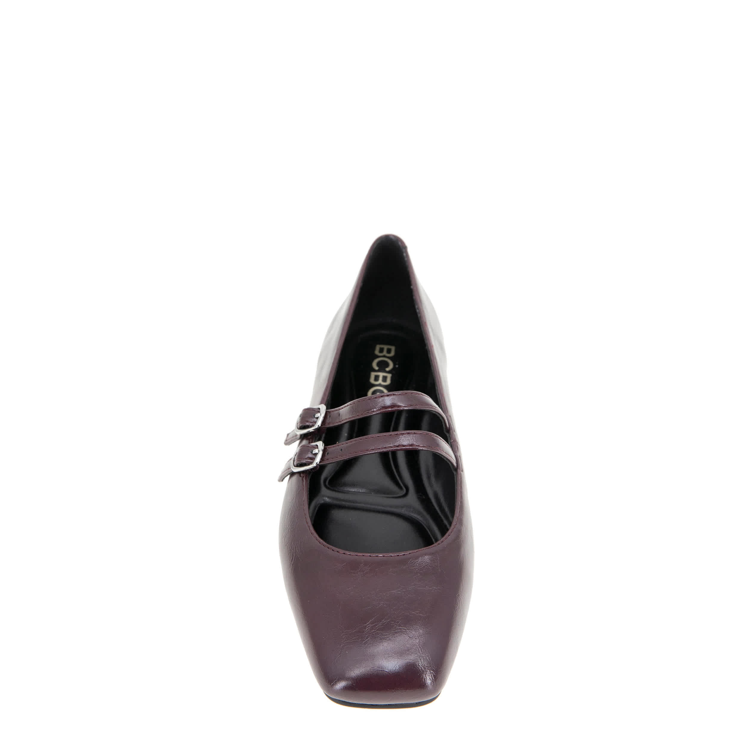 BCBG GENERATION-WOMENS HARISA FLAT-DARK RED & 
