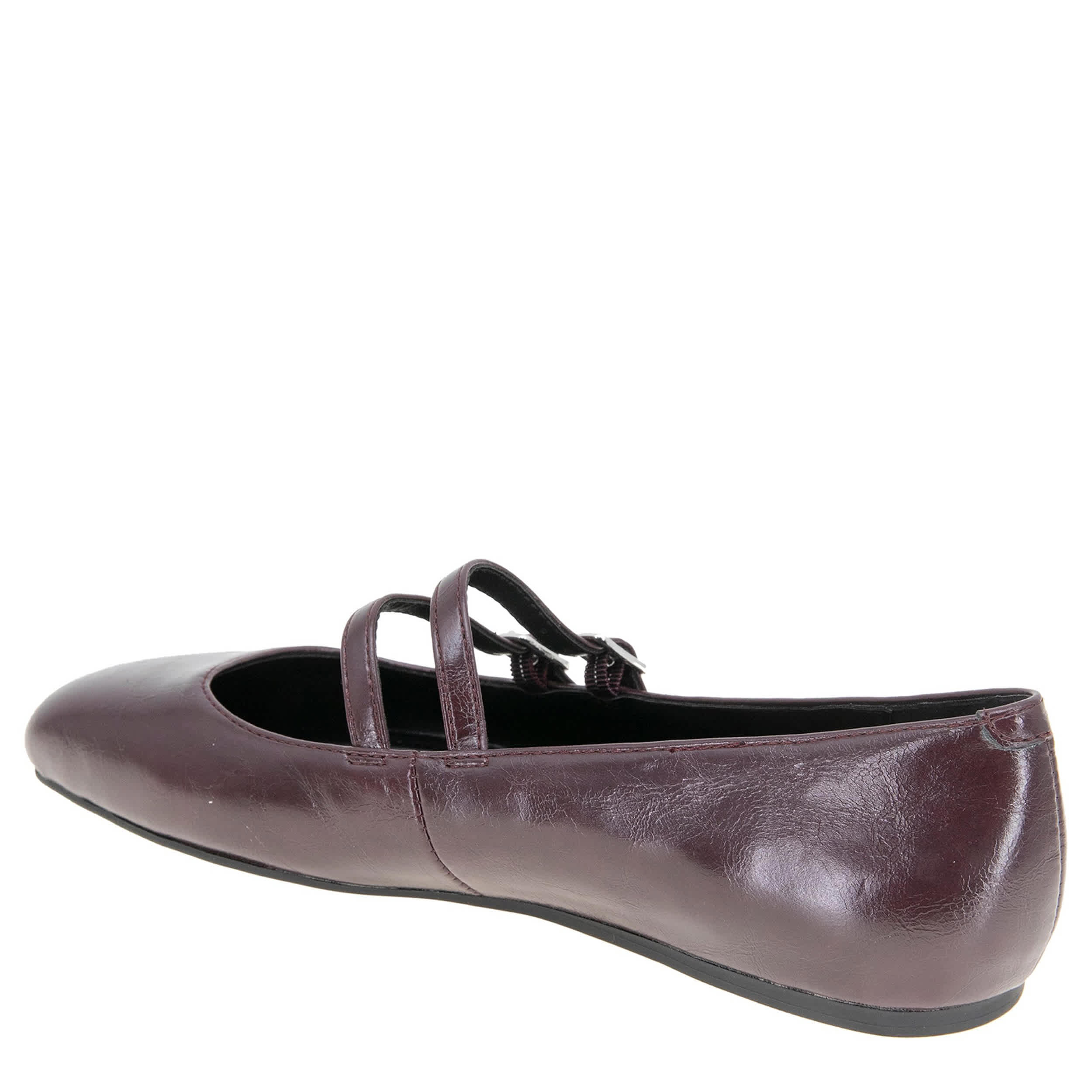 BCBG GENERATION-WOMENS HARISA FLAT-DARK RED & 