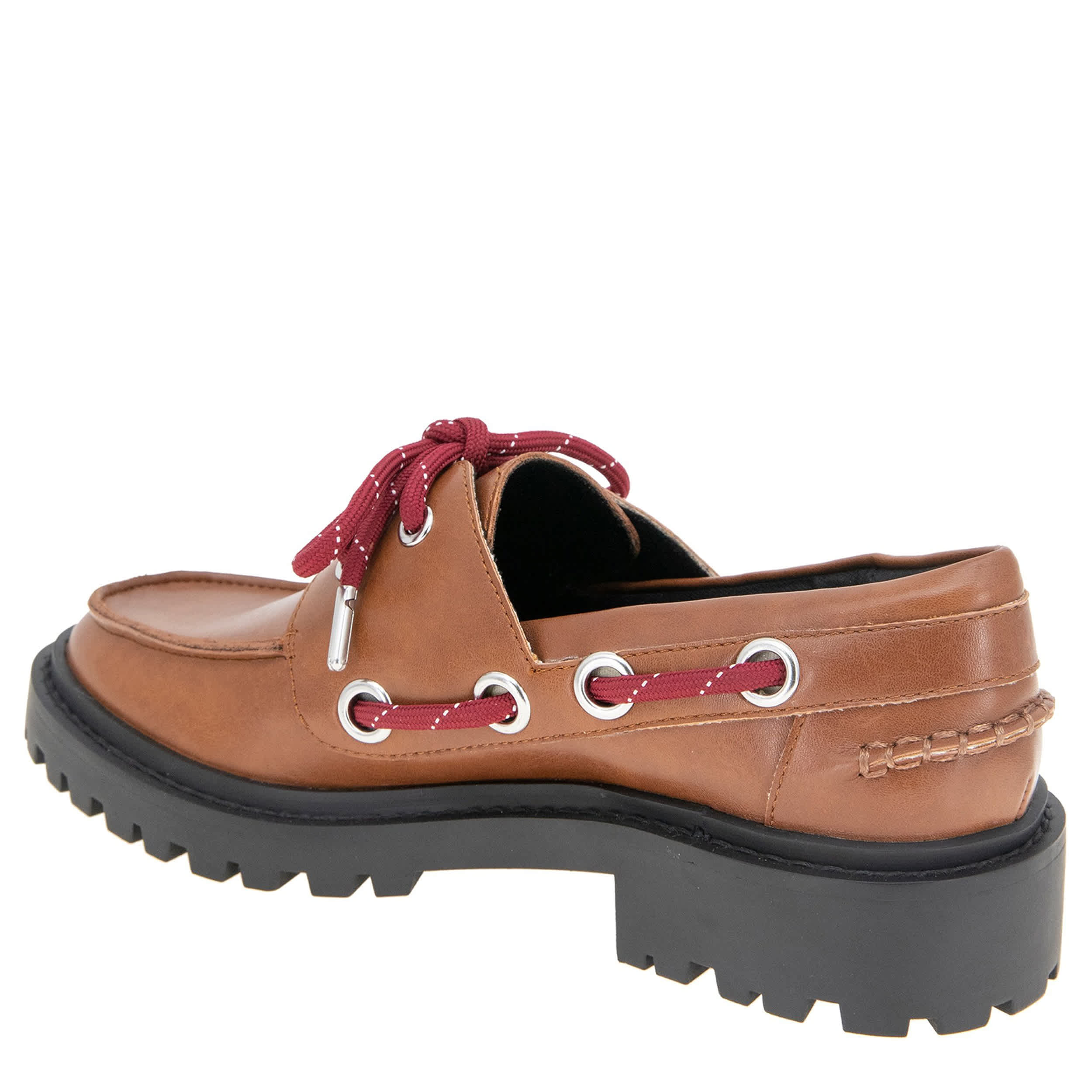 BCBGeneration-WOMENS LADONNA BOAT SHOE-RUST & 