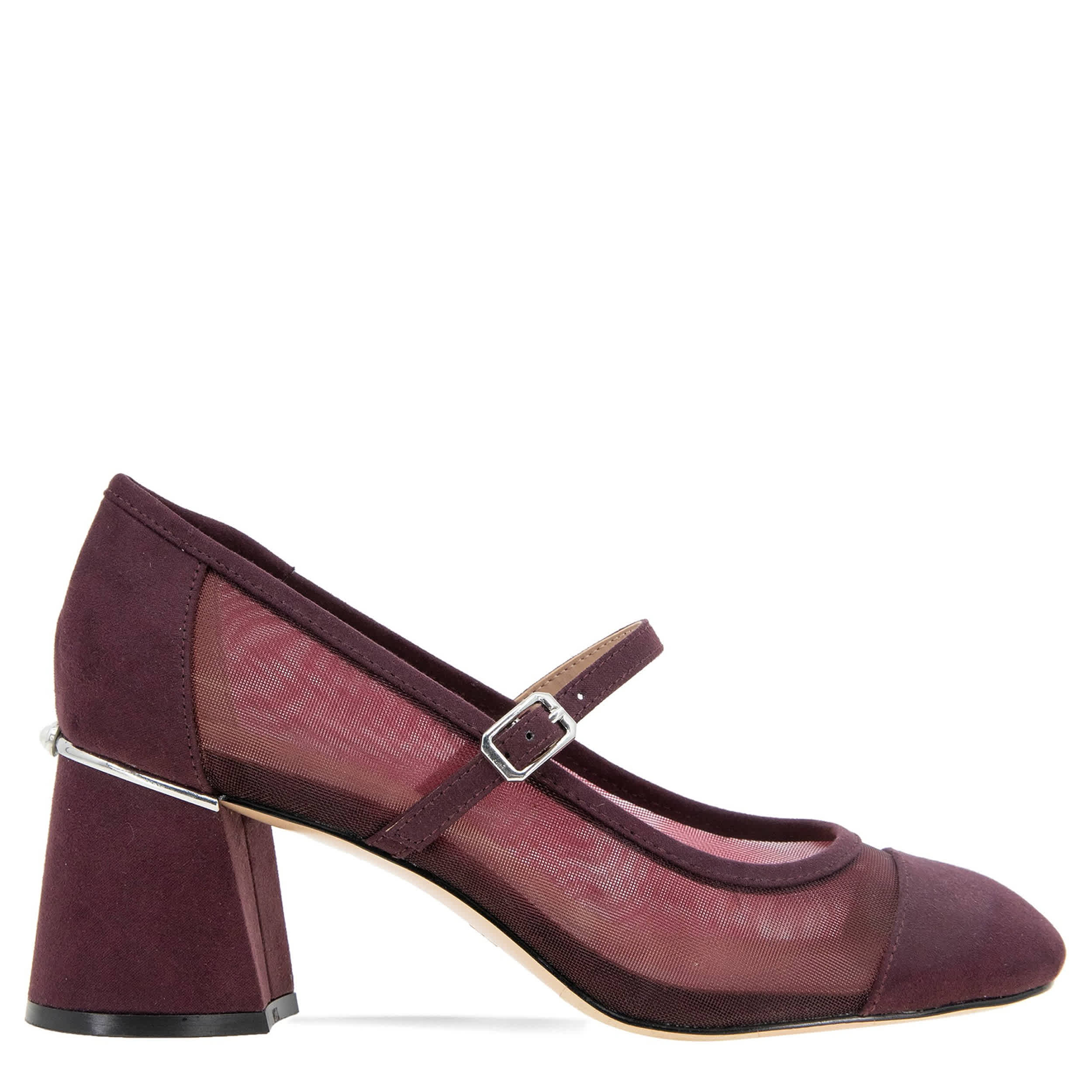 BCBG GENERATION-WOMENS MILLIE PUMP-DARK RED & 