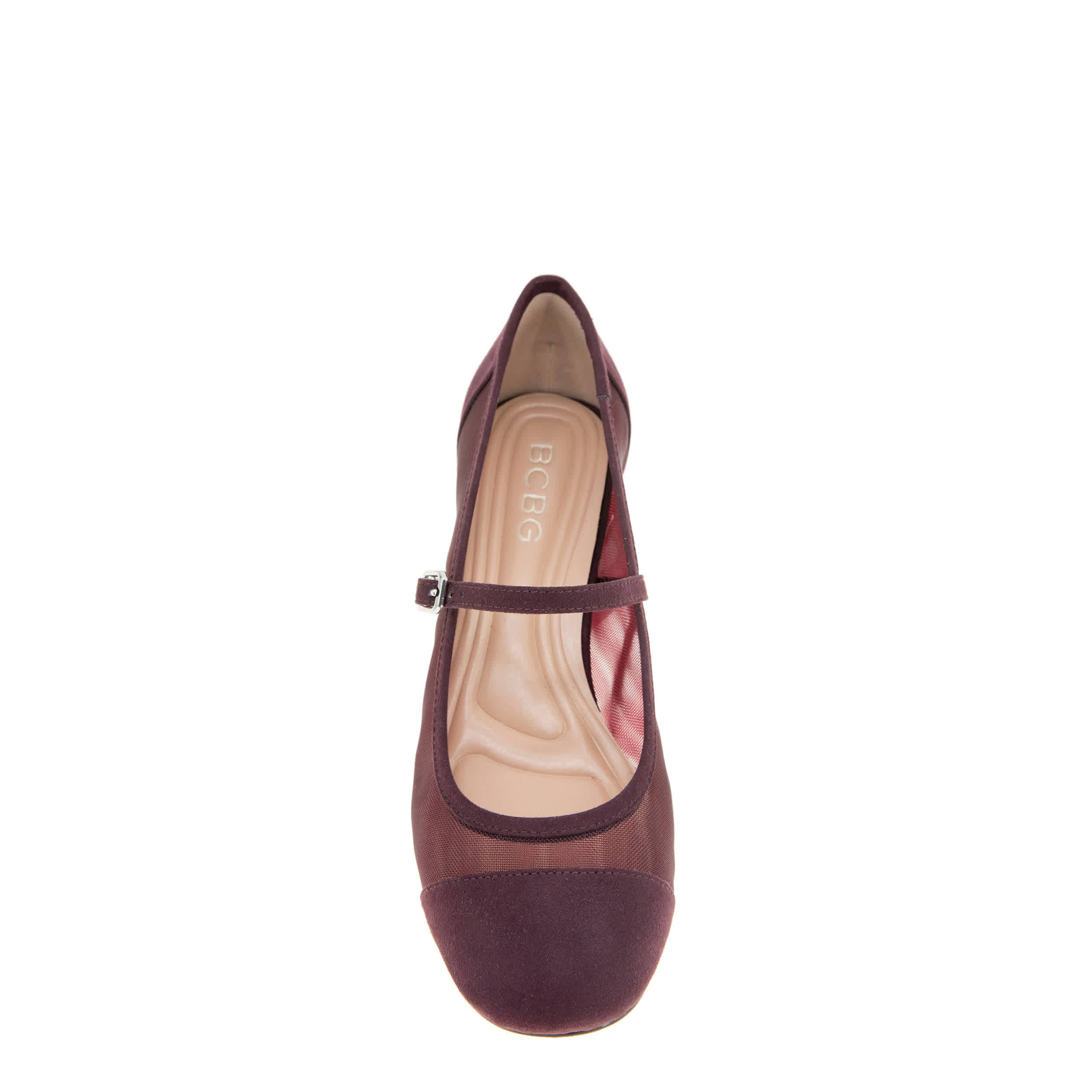 BCBG GENERATION-WOMENS MILLIE PUMP-DARK RED & 