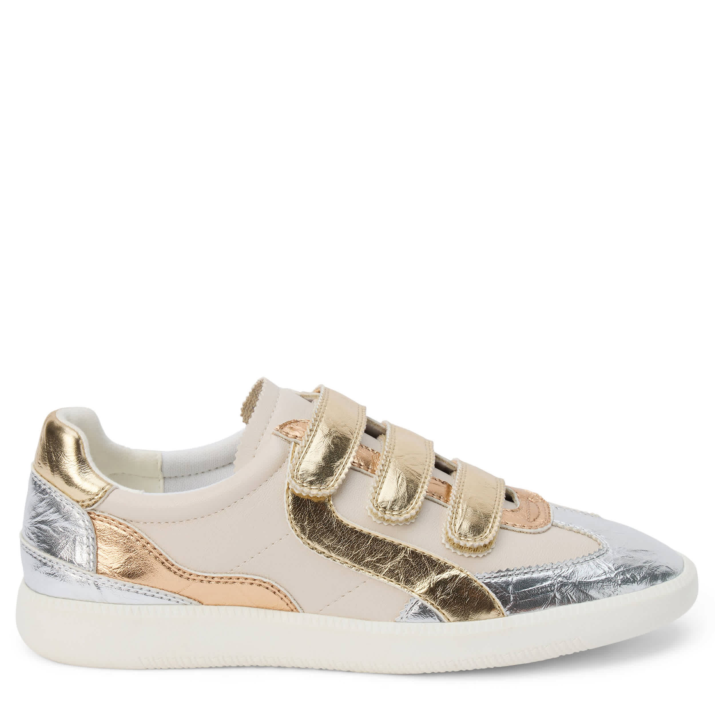 COCONUTS-WOMENS LIZZIE SNEAKER-MED METALLIC & MULTICOLOR