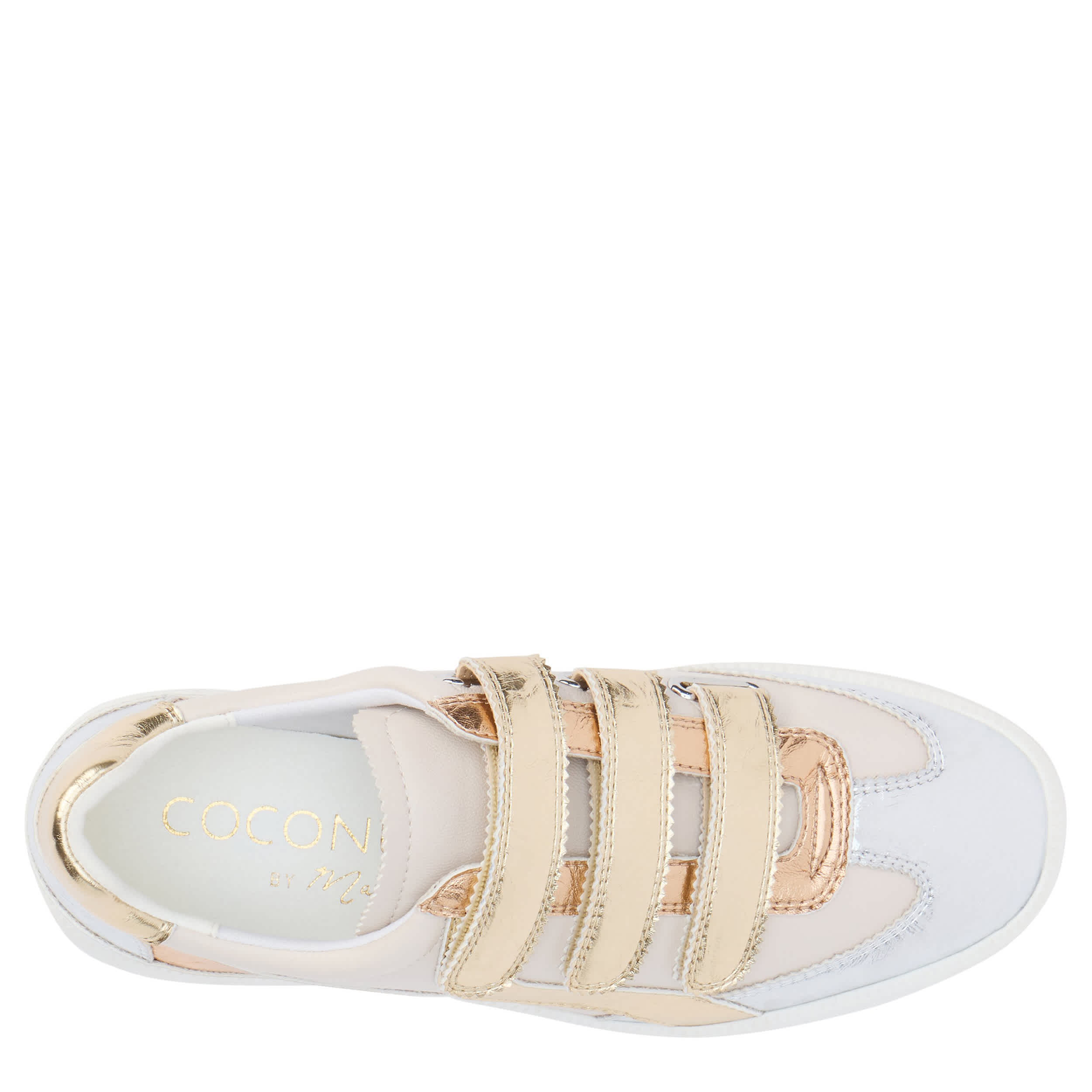 COCONUTS-WOMENS LIZZIE SNEAKER-MED METALLIC & MULTICOLOR