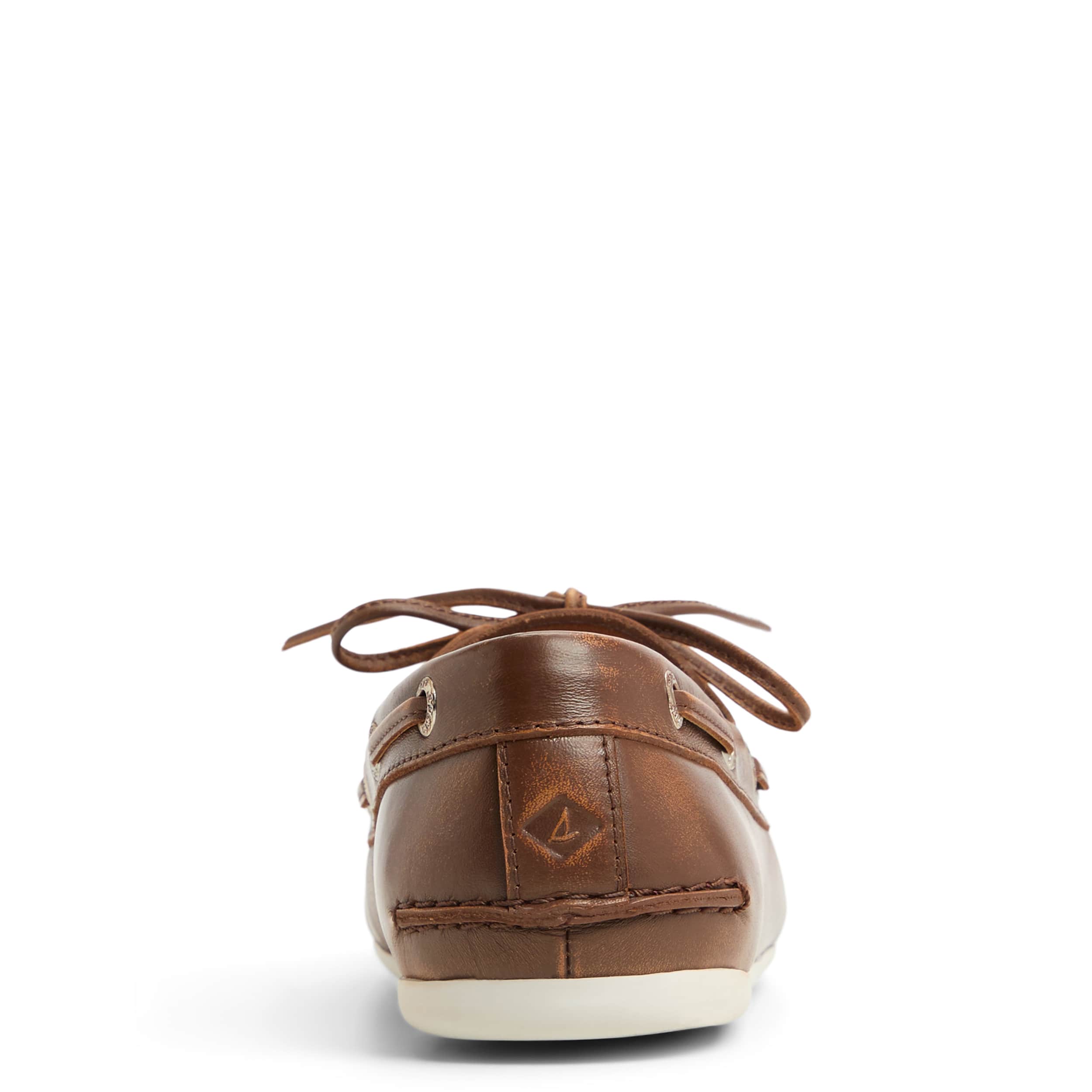 SPERRY-WOMENS SLIMBOAT BOAT SHOE-BROWN & 