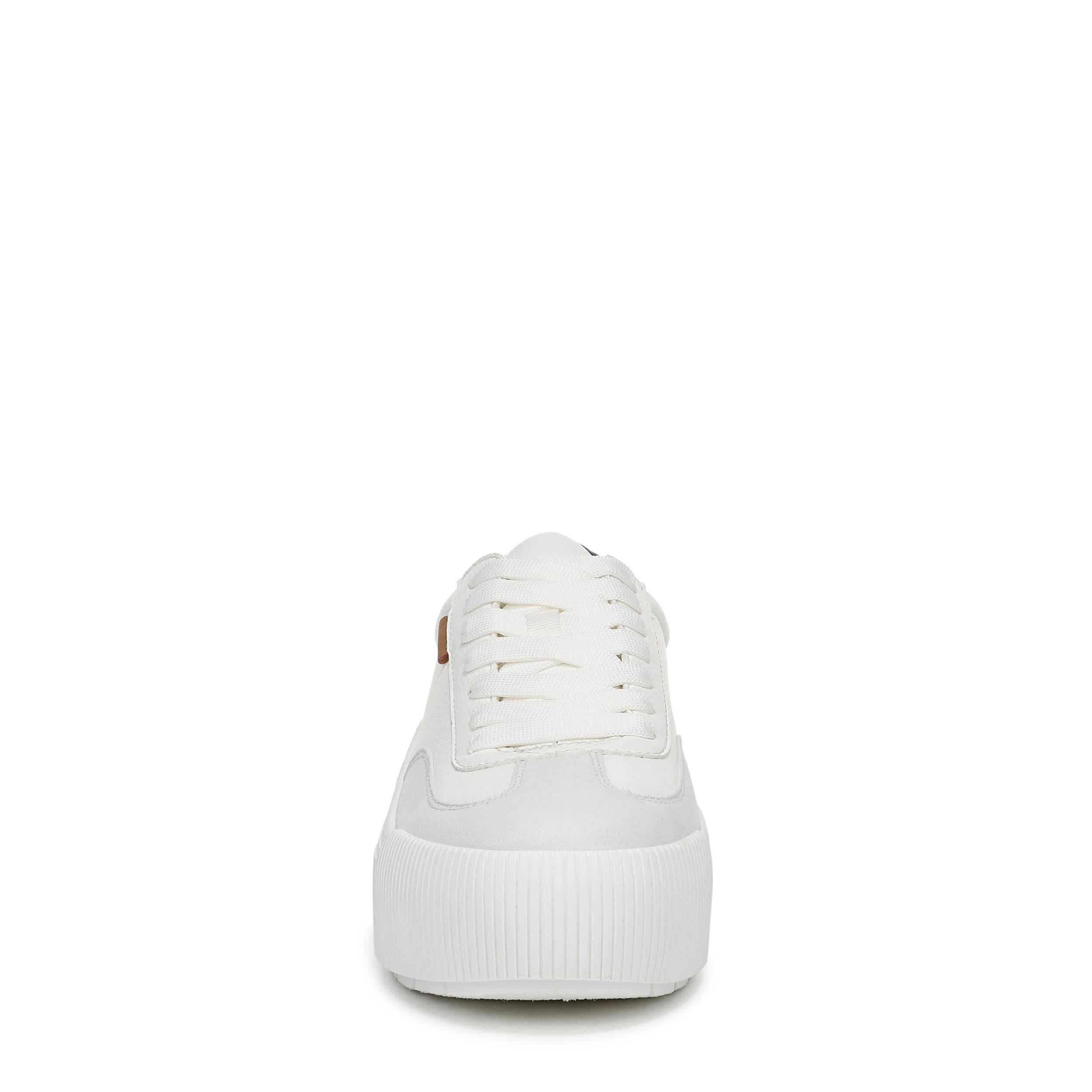 DR. SCHOLL'S-WOMENS TIME OFF MOST PLATFORM SNEAKER-WHITE & GREY