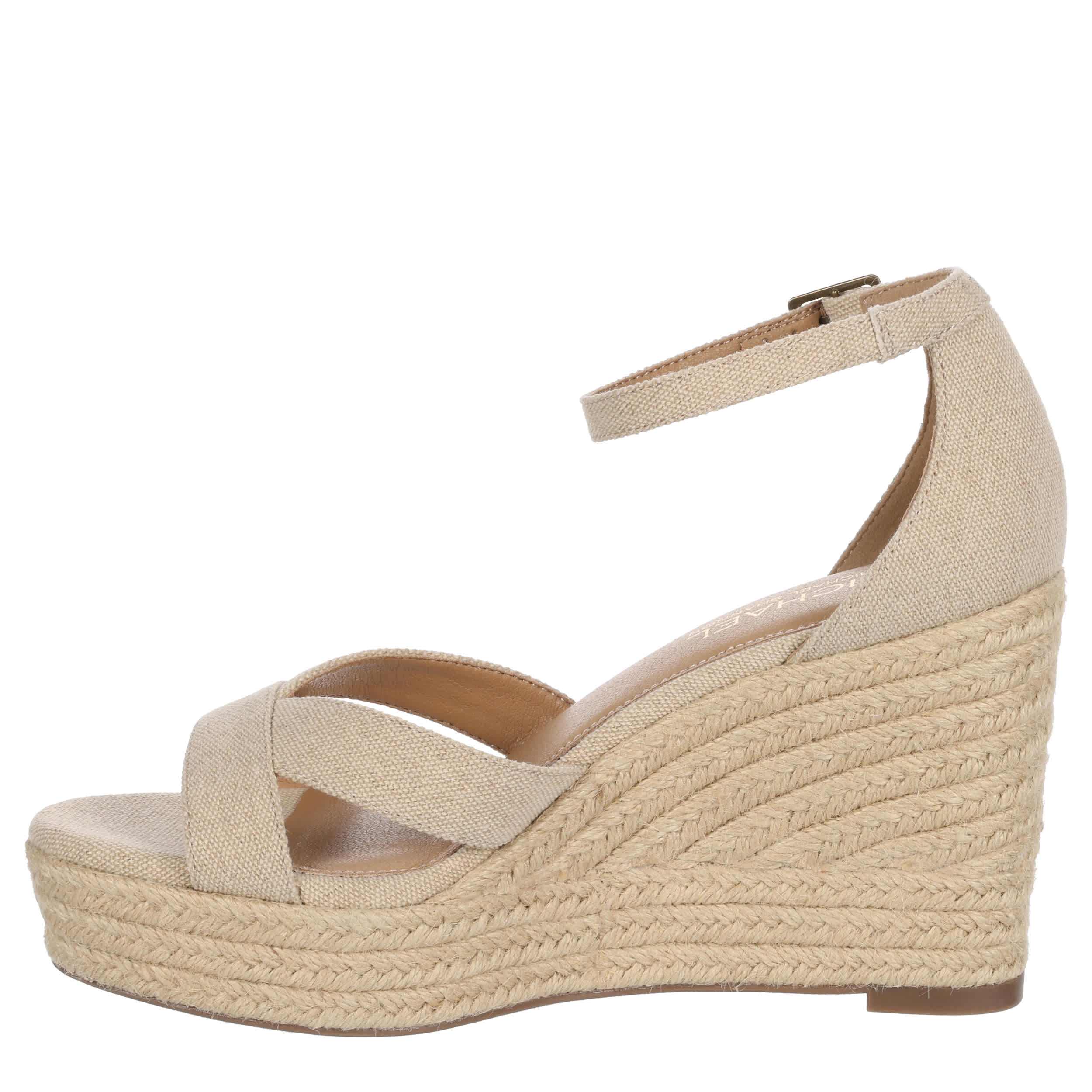 MICHAEL BY MICHAEL SHANNON-WOMENS PALOMA WEDGE SANDAL-NATURAL & 