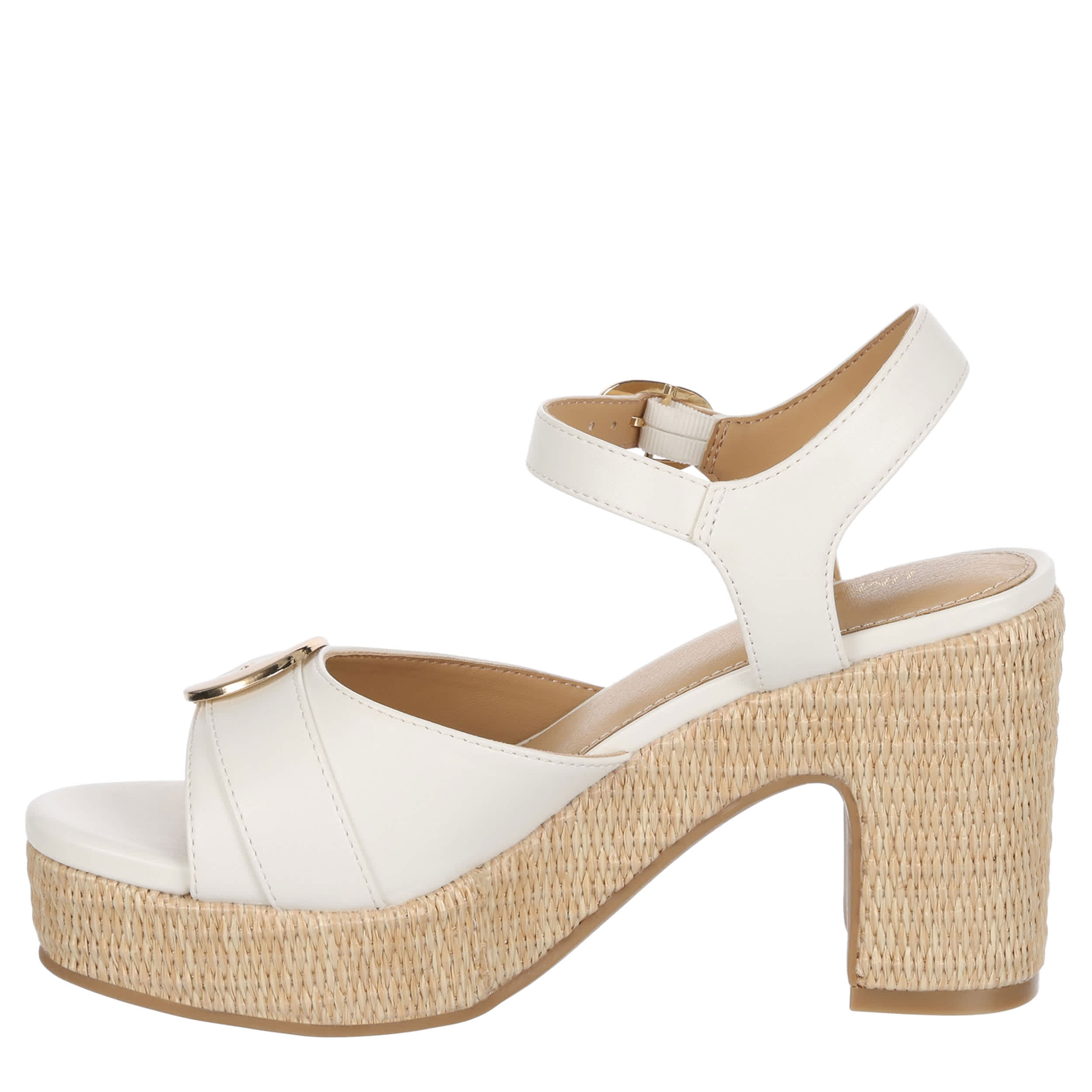 LIMELIGHT-WOMENS CASSEY PLATFORM SANDAL-WHITE & 