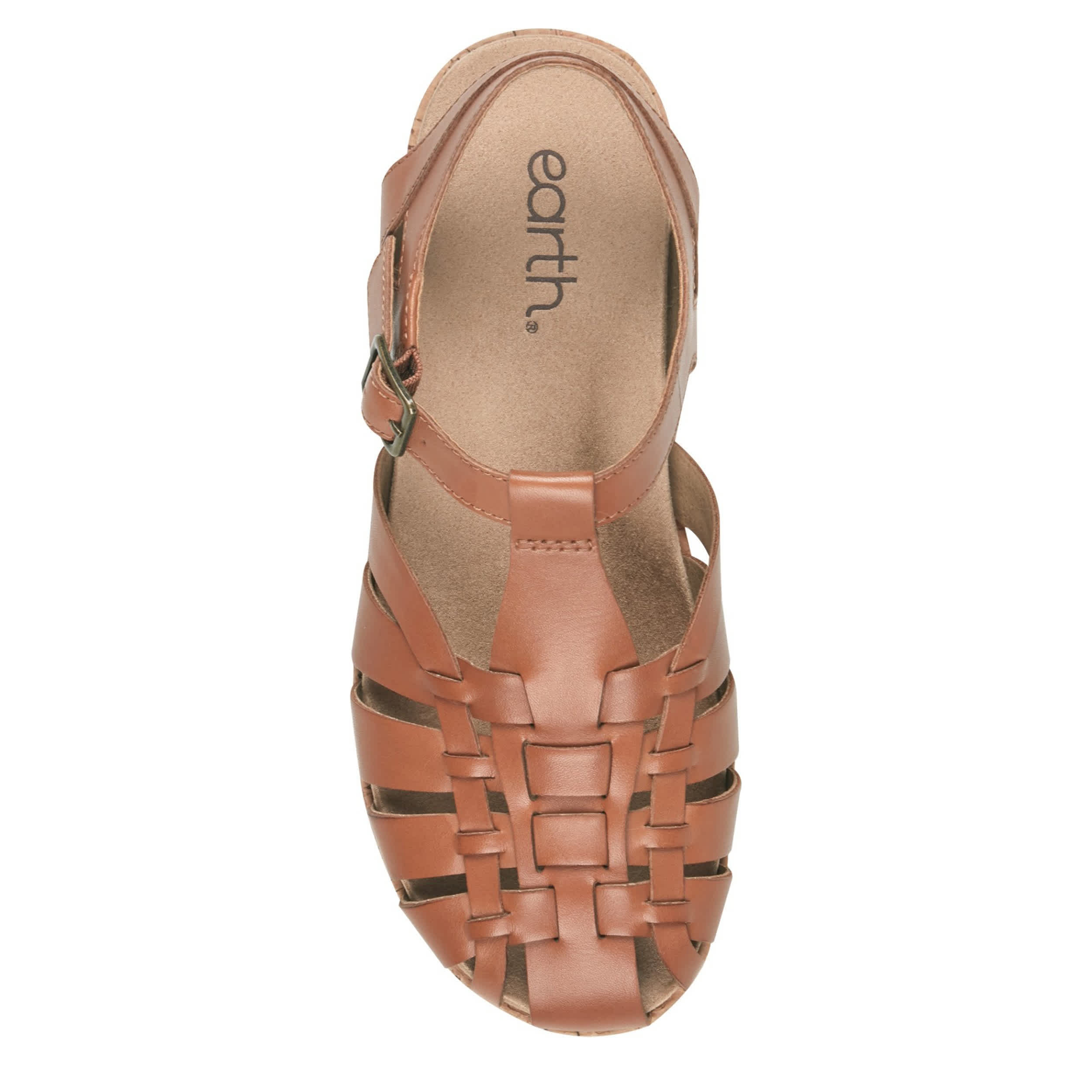 EARTH-WOMENS ALAZIA CLOG-DARK TAN & 