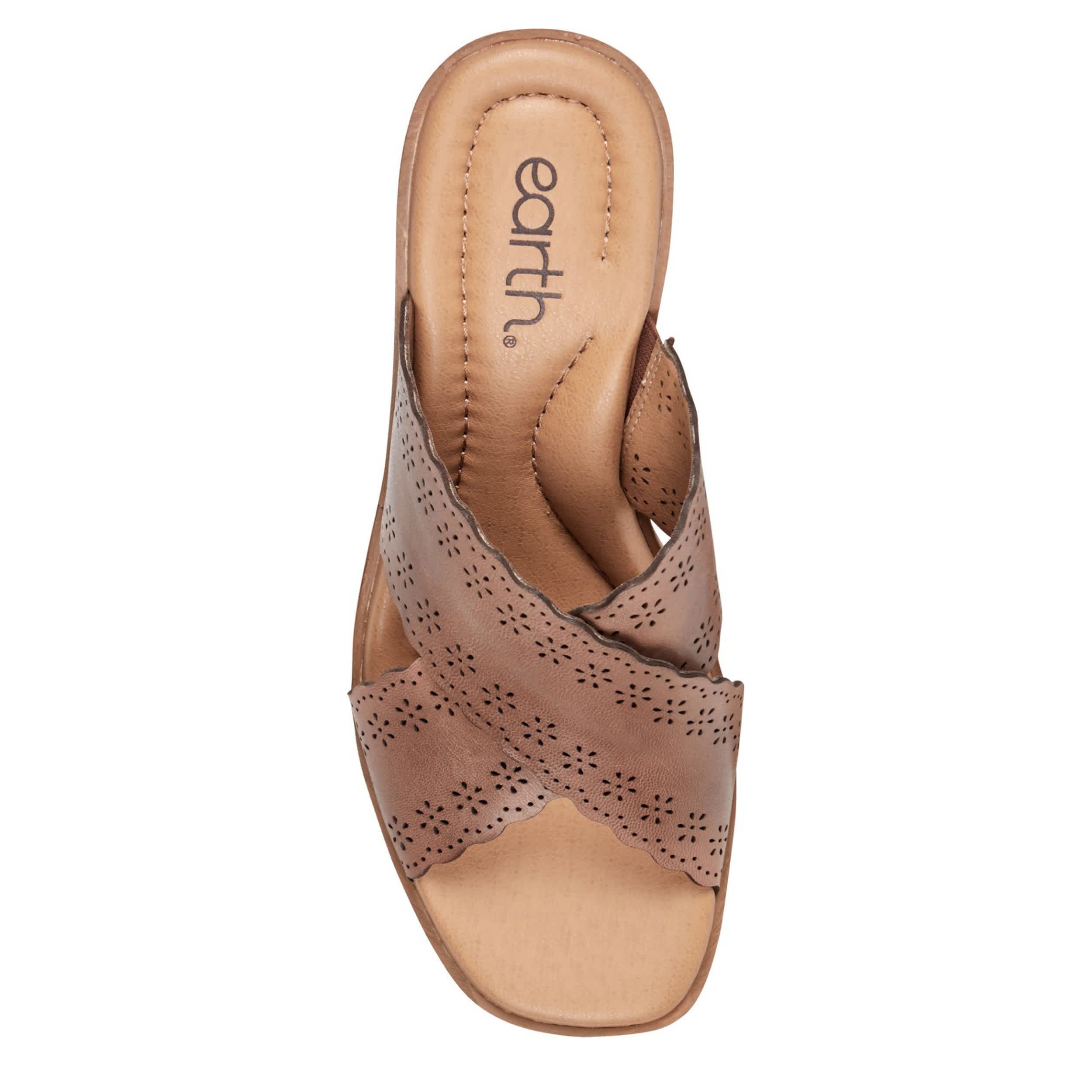 EARTH-WOMENS ALAZIA PLATFORM SANDAL-BROWN & 