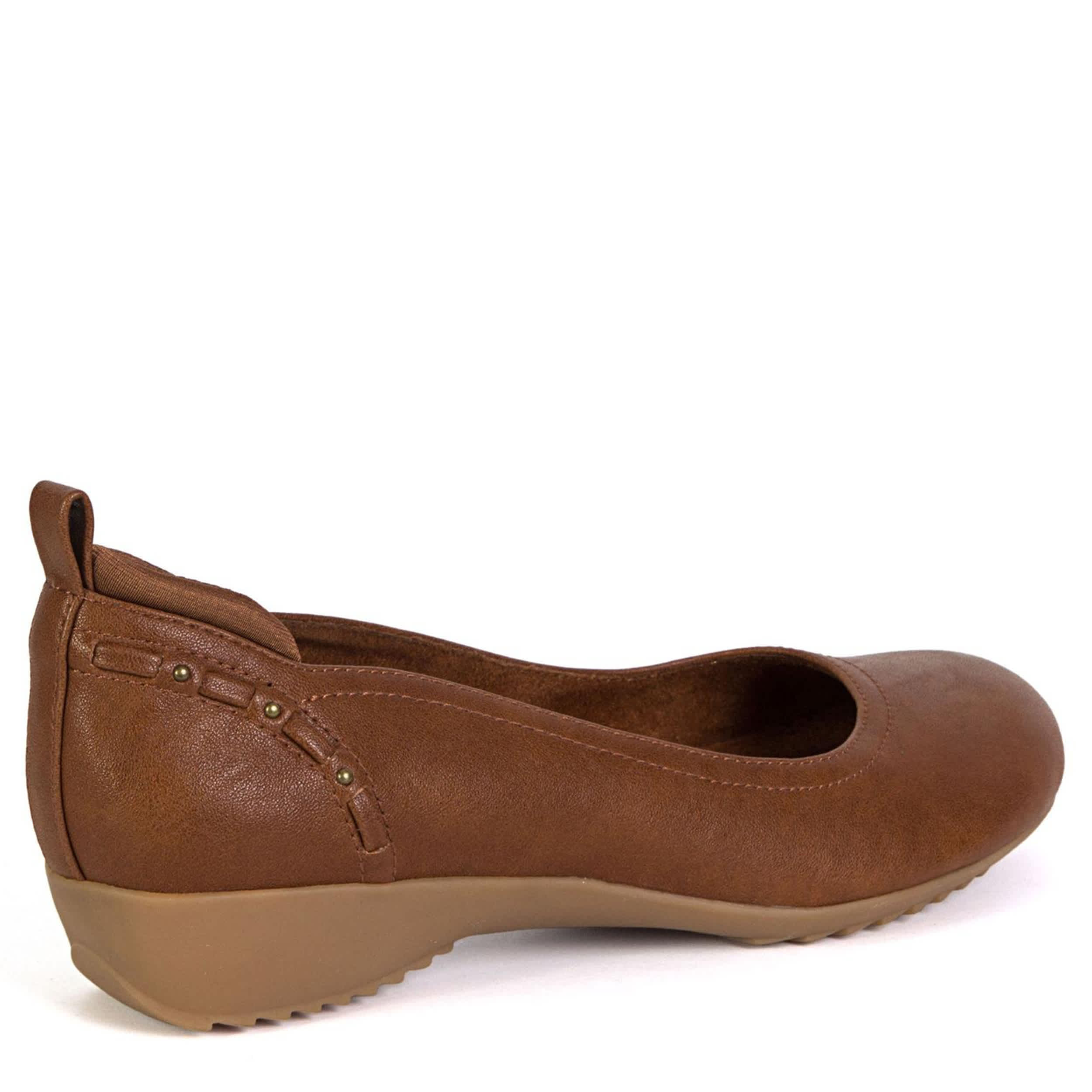 JBU-WOMENS VIVIAN FLAT-BROWN & 