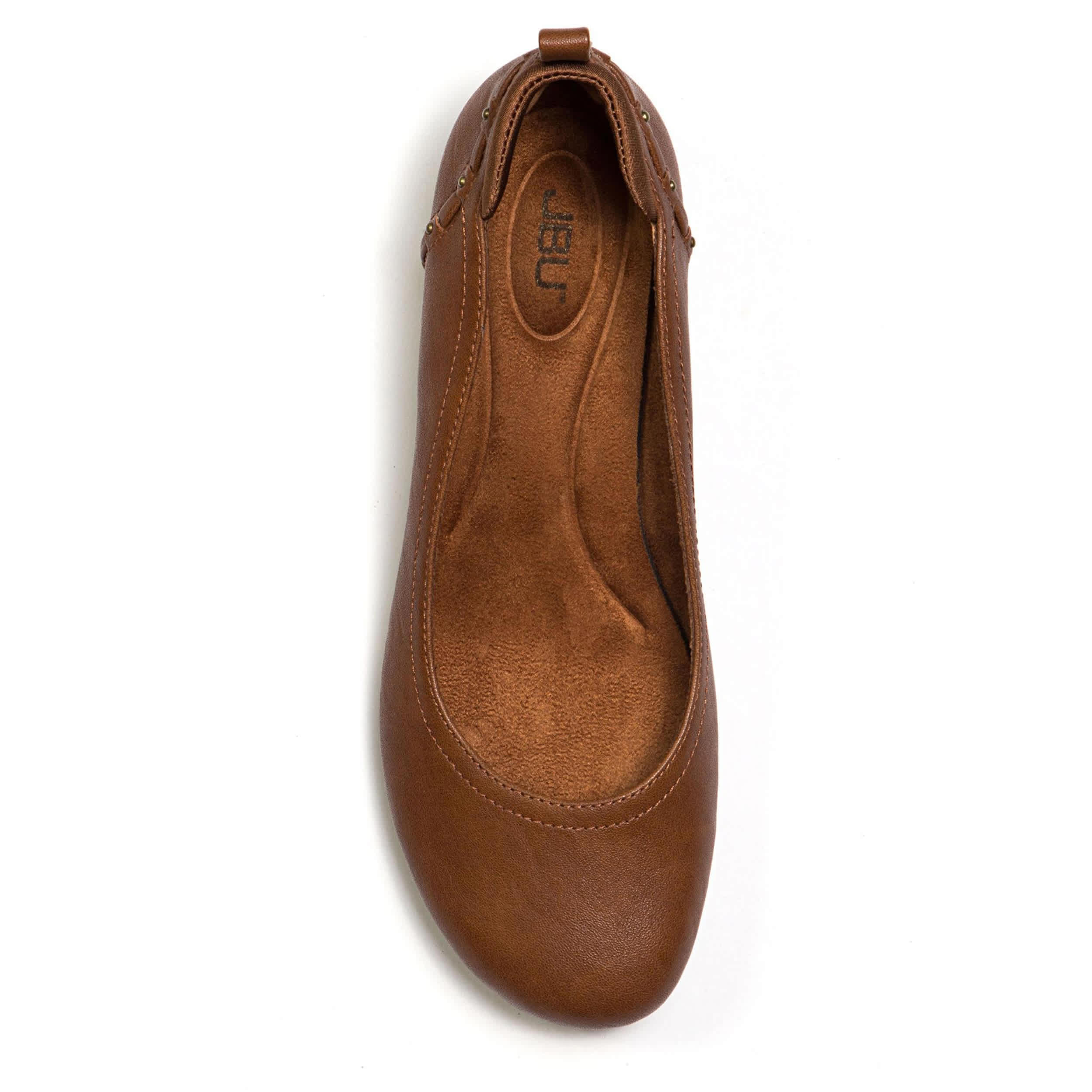 JBU-WOMENS VIVIAN FLAT-BROWN & 
