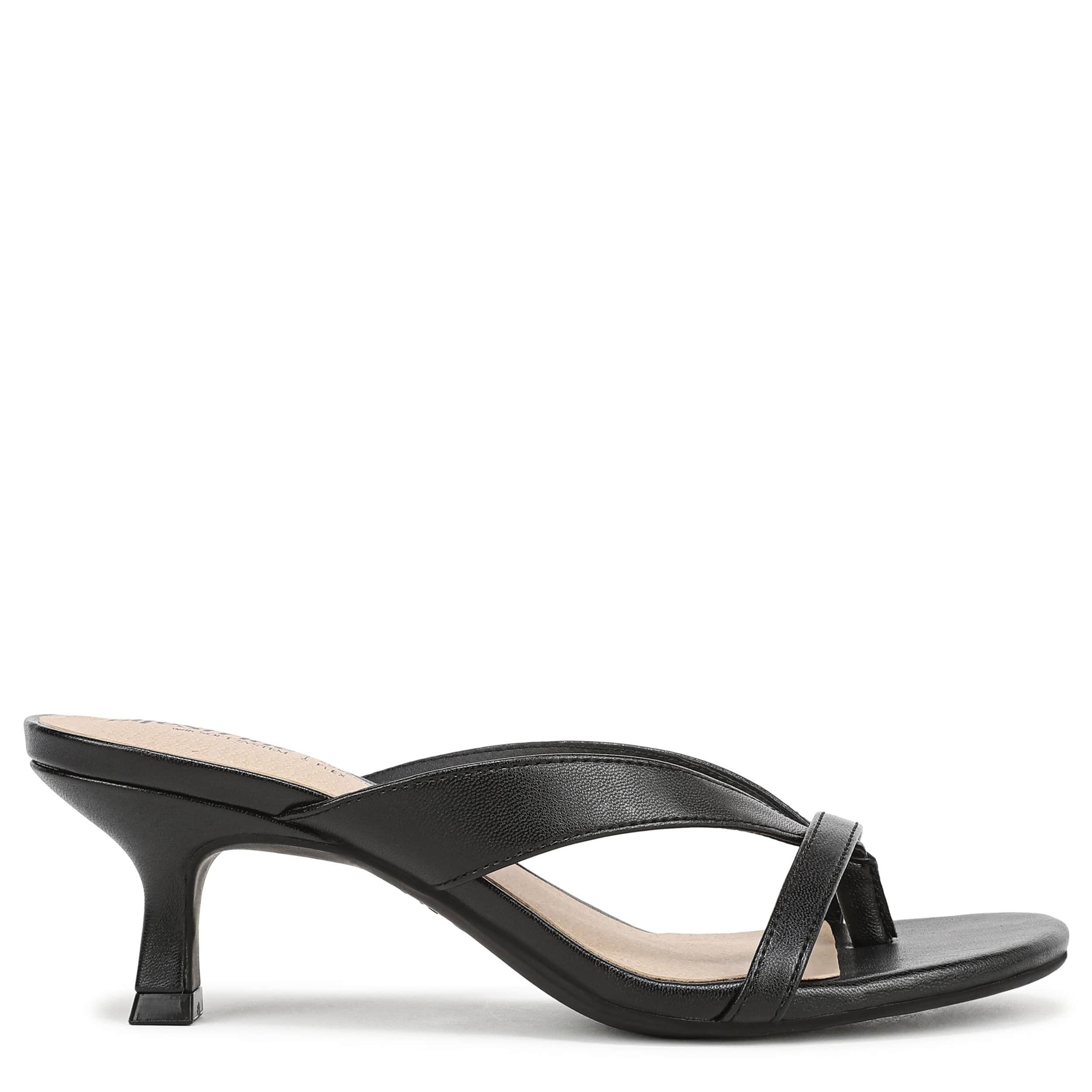 LIFESTRIDE-WOMENS NAVINE SANDAL-BLACK & 