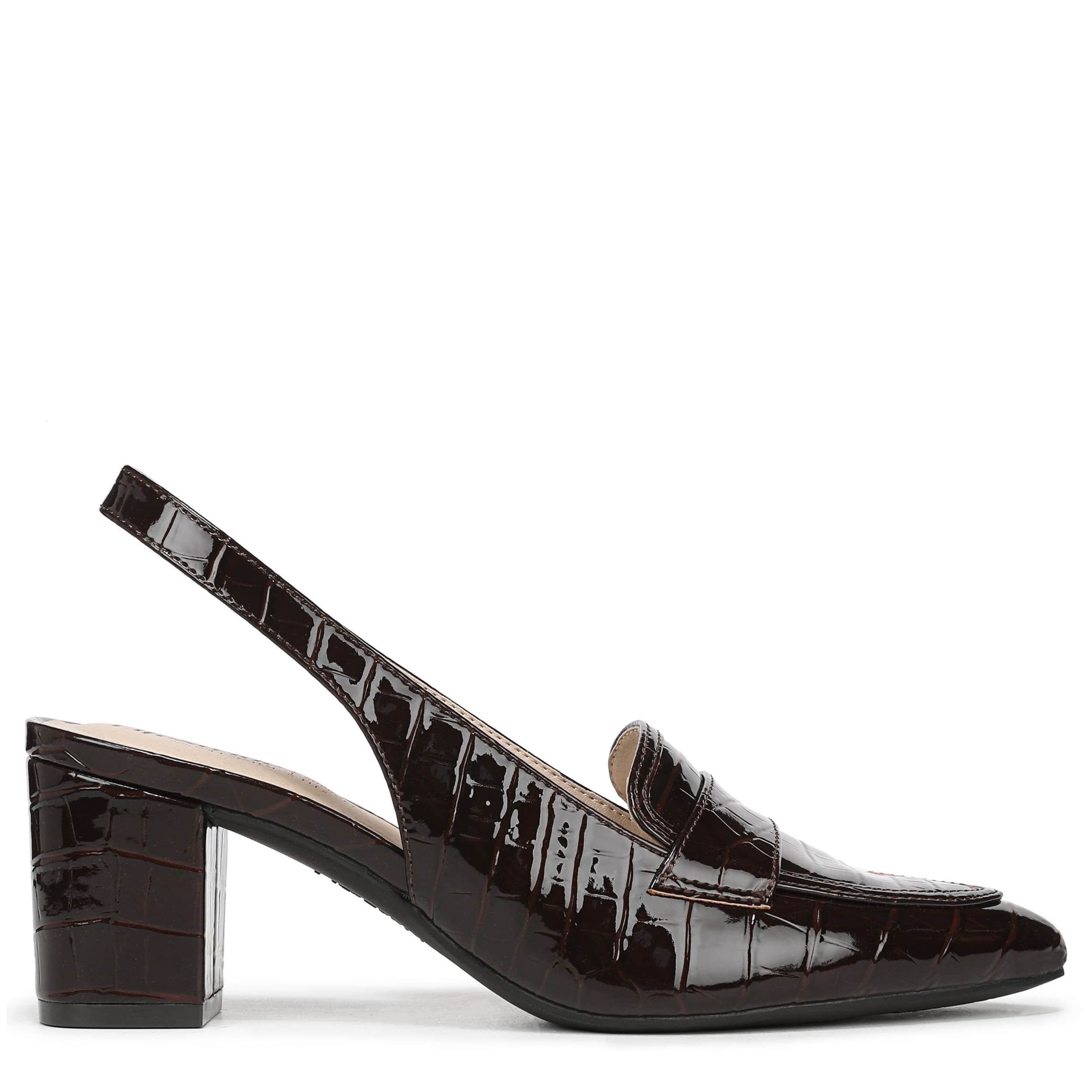 LIFESTRIDE-WOMENS ANGEL PUMP-CHOCOLATE & BROWN