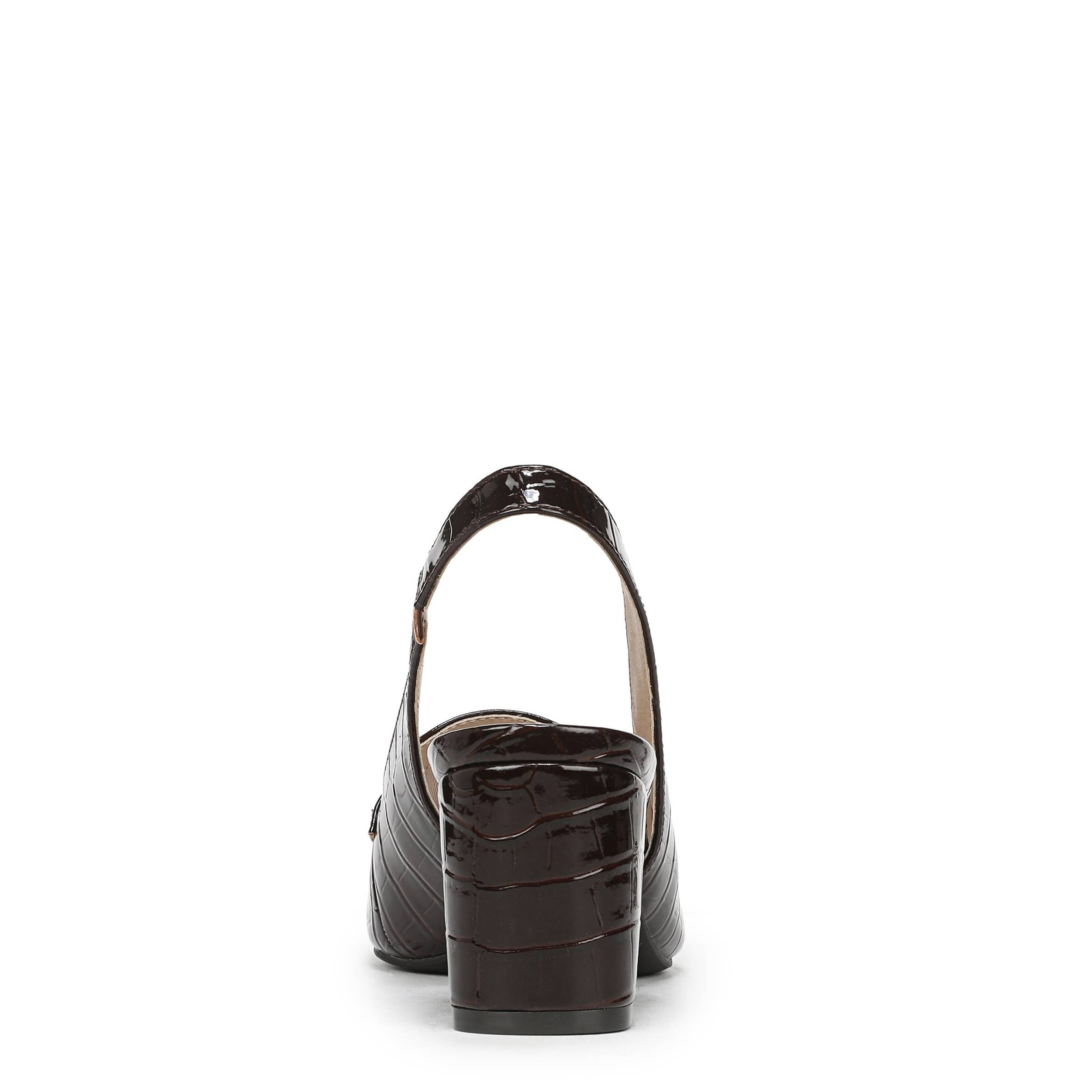 LIFESTRIDE-WOMENS ANGEL PUMP-CHOCOLATE & BROWN