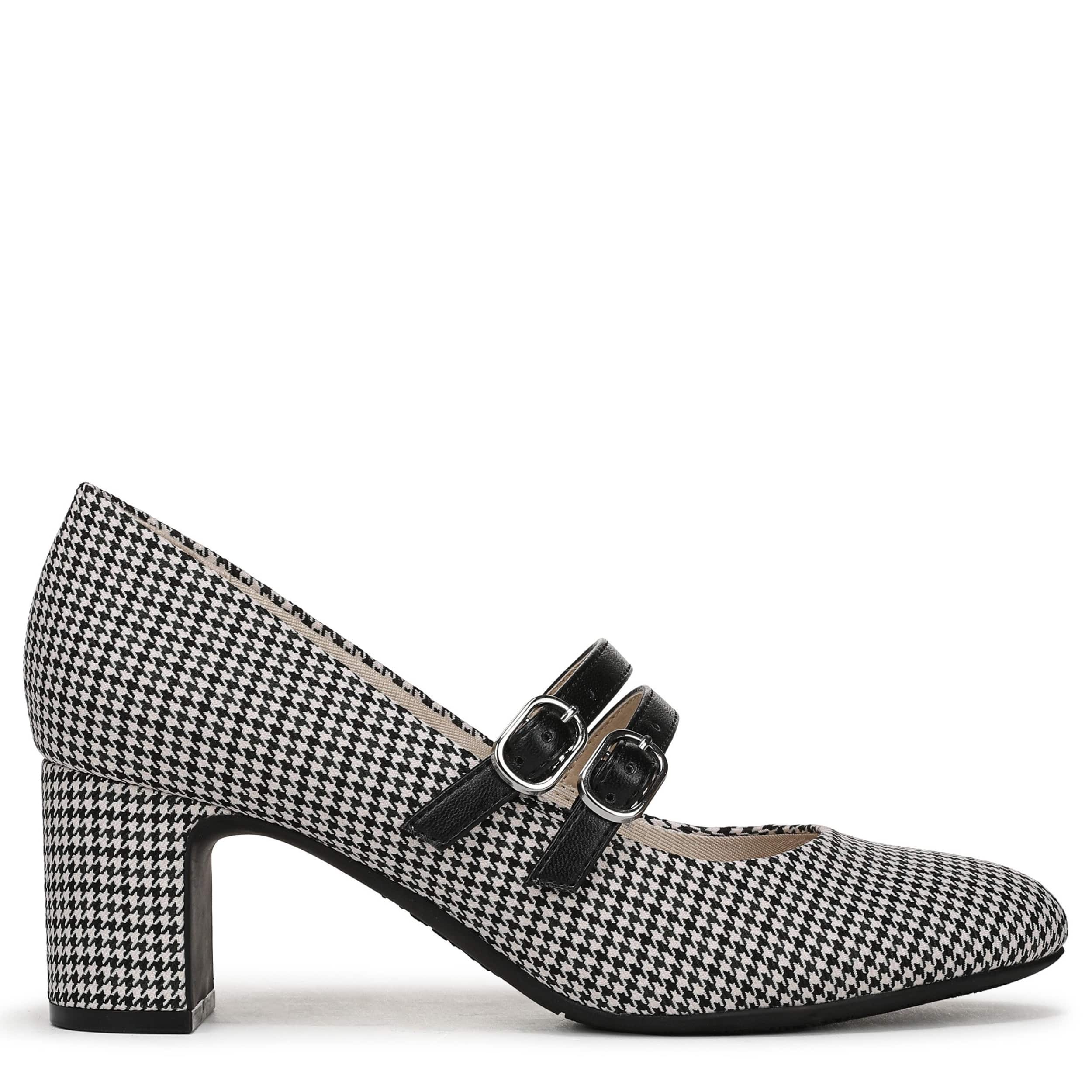LIFESTRIDE-WOMENS TRUE PUMP-BLACK & WHITE
