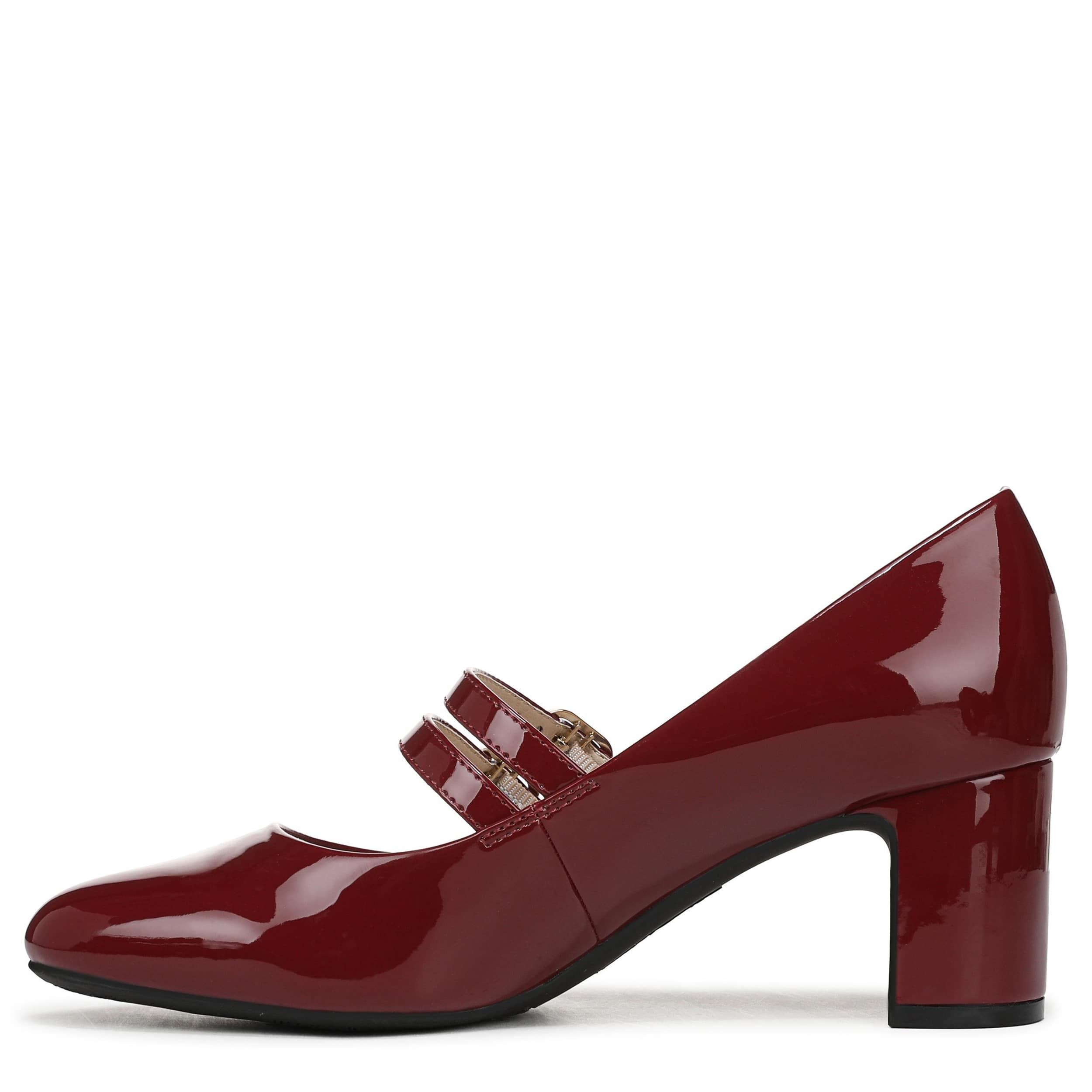 LIFESTRIDE-WOMENS TRUE PUMP-DARK RED & 