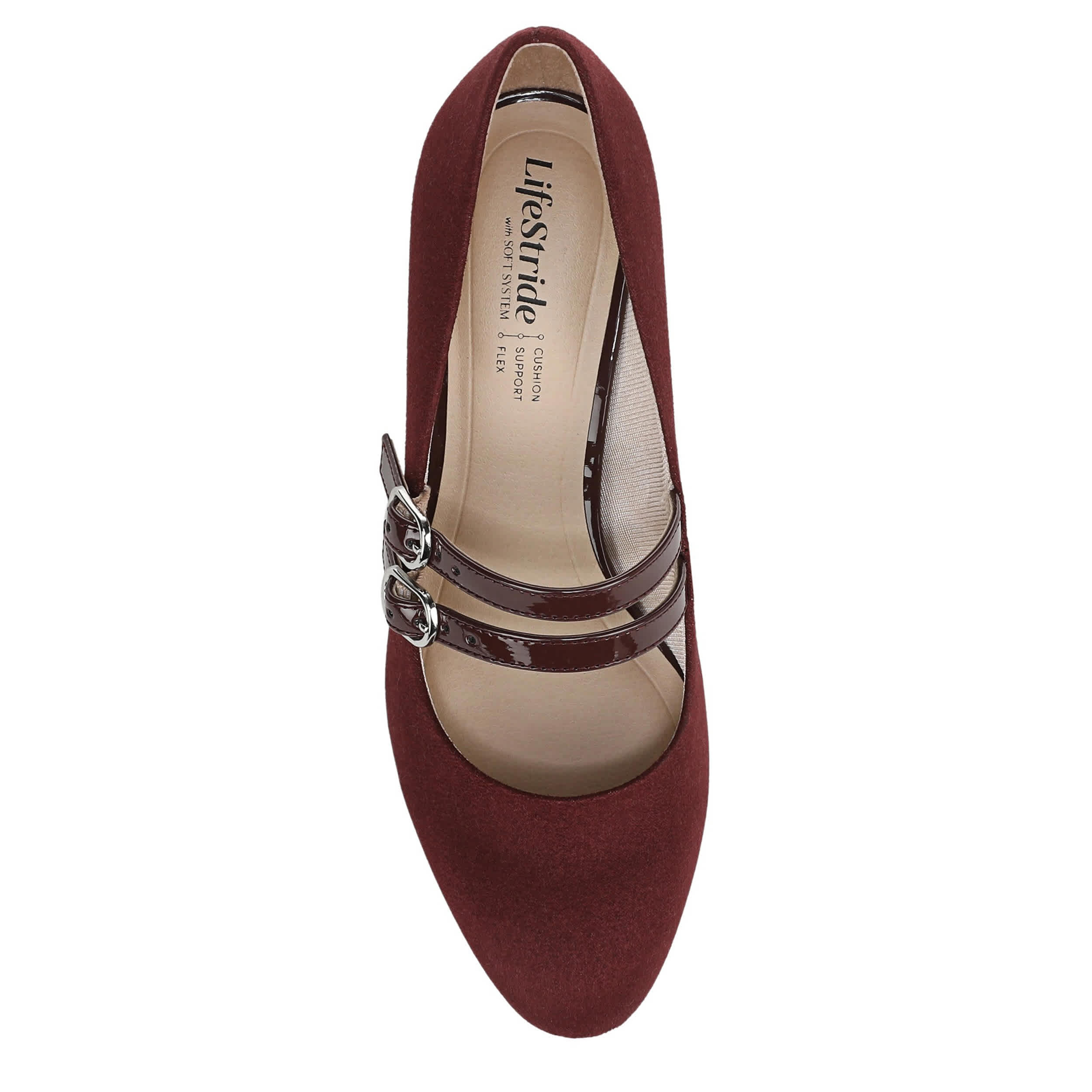 LIFESTRIDE-WOMENS TRUE PUMP-WINE & 