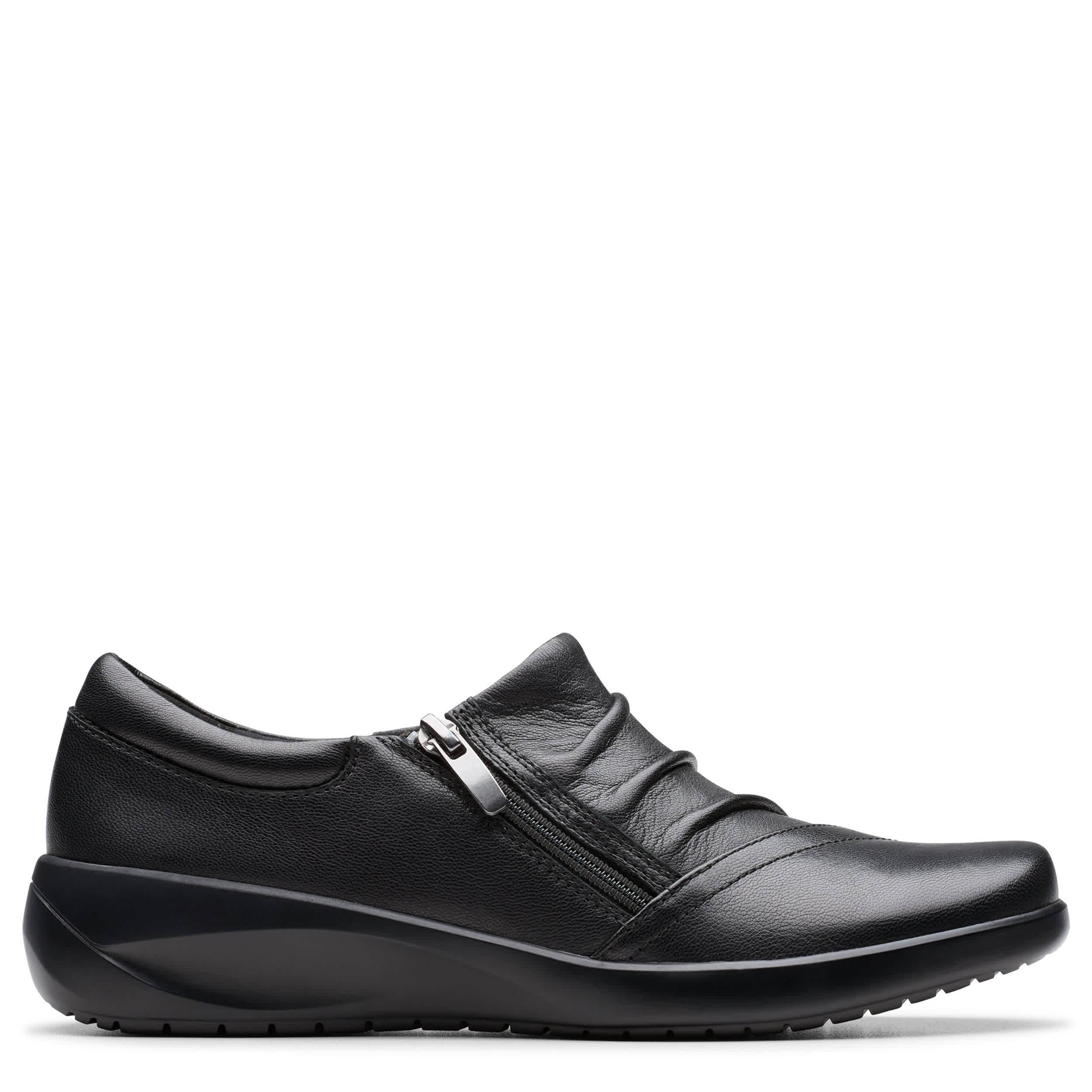 CLARKS-WOMENS KAETLYN MILA LOAFER-BLACK & 