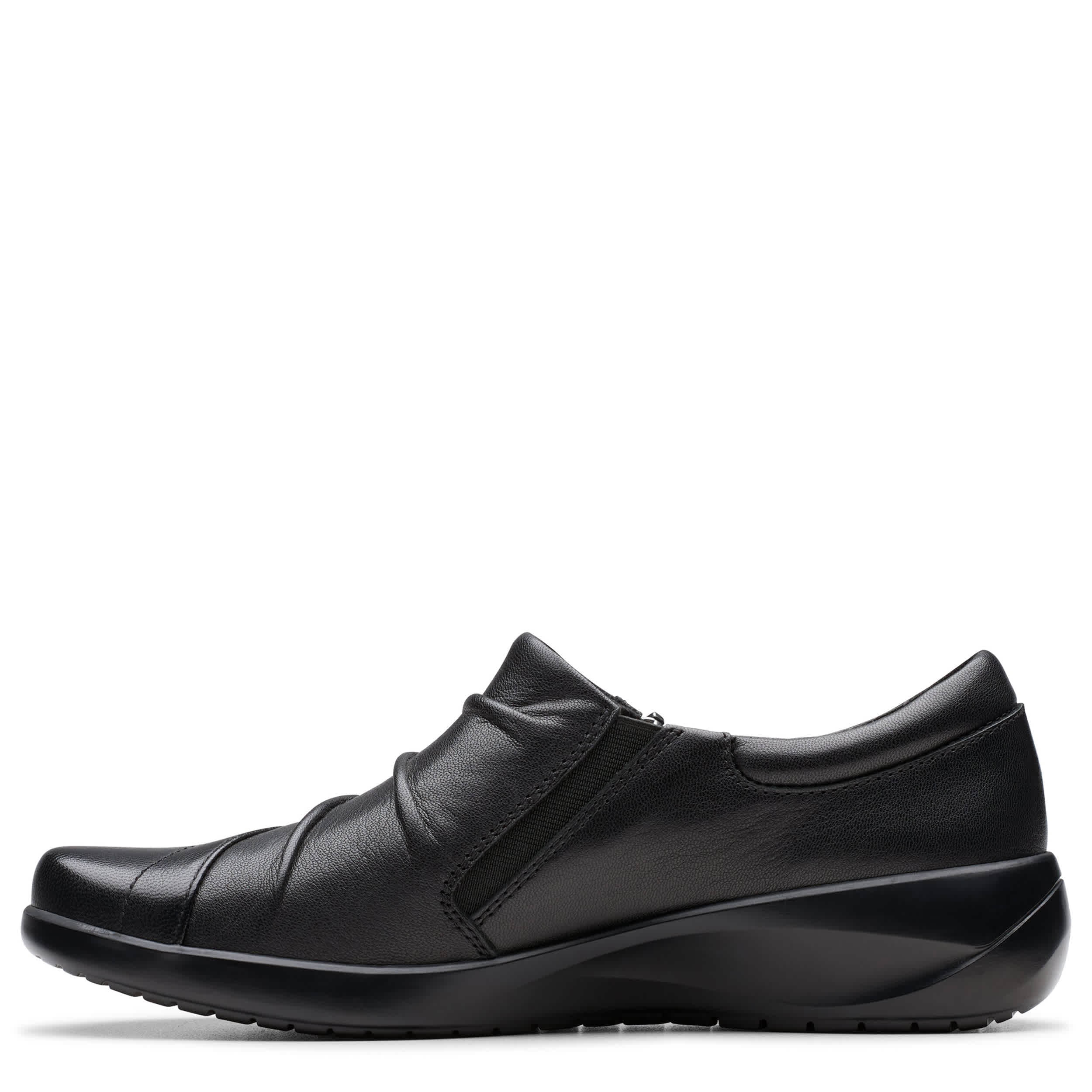 CLARKS-WOMENS KAETLYN MILA LOAFER-BLACK & 