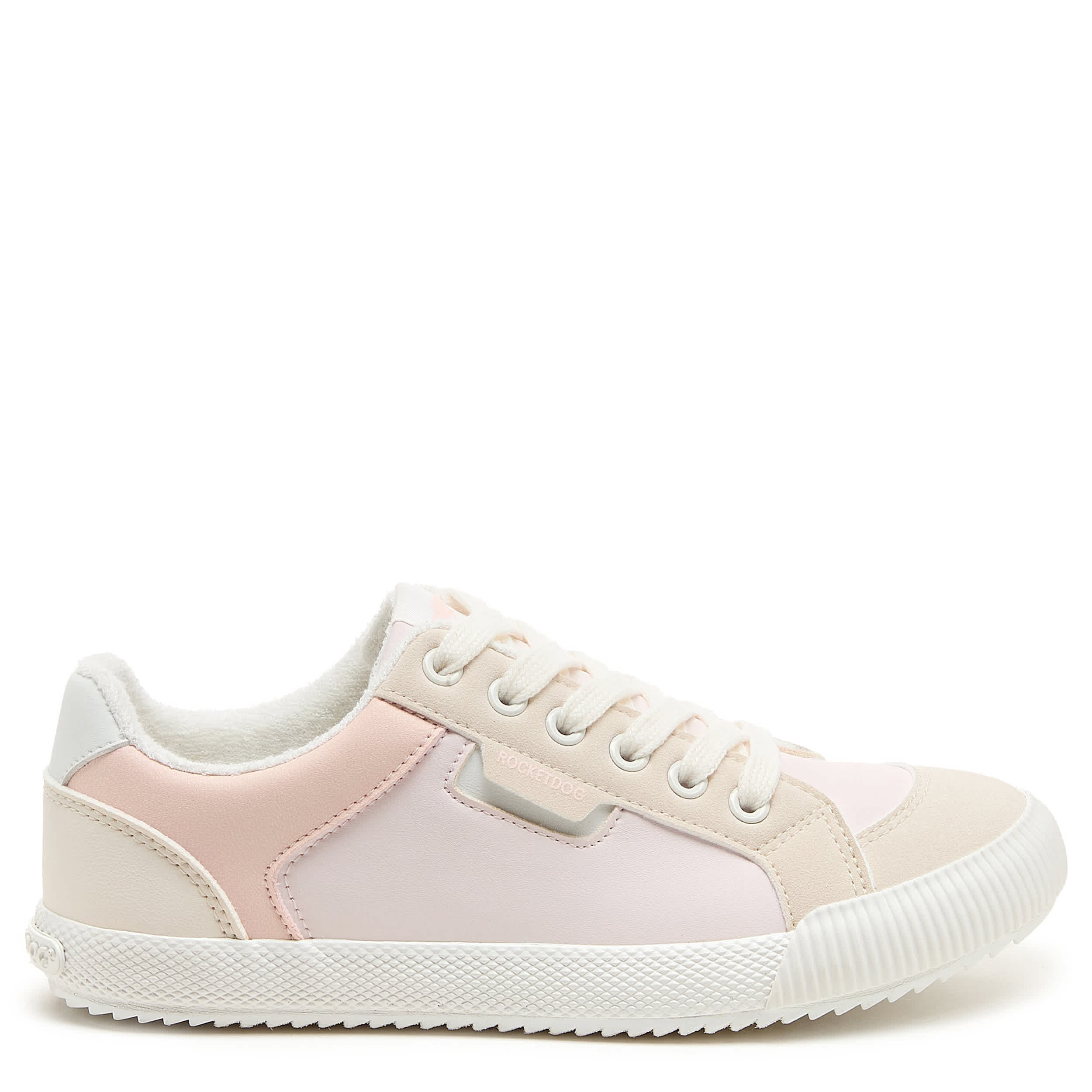 ROCKET DOG-WOMENS CHEERY LOW SNEAKER-PALE GREY & 