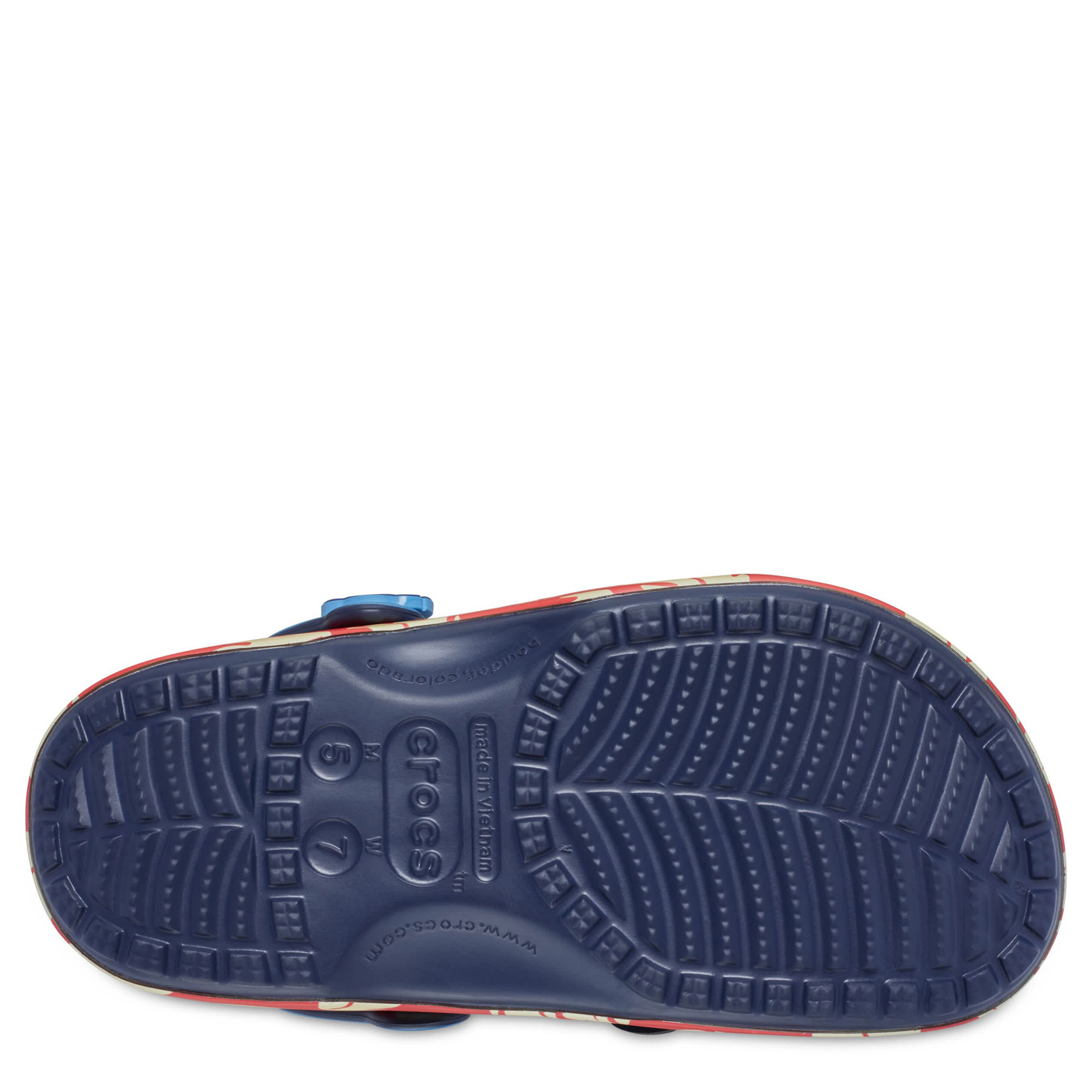 CROCS-WOMENS LILO & STITCH CLASSIC CLOG-BLUE & RED