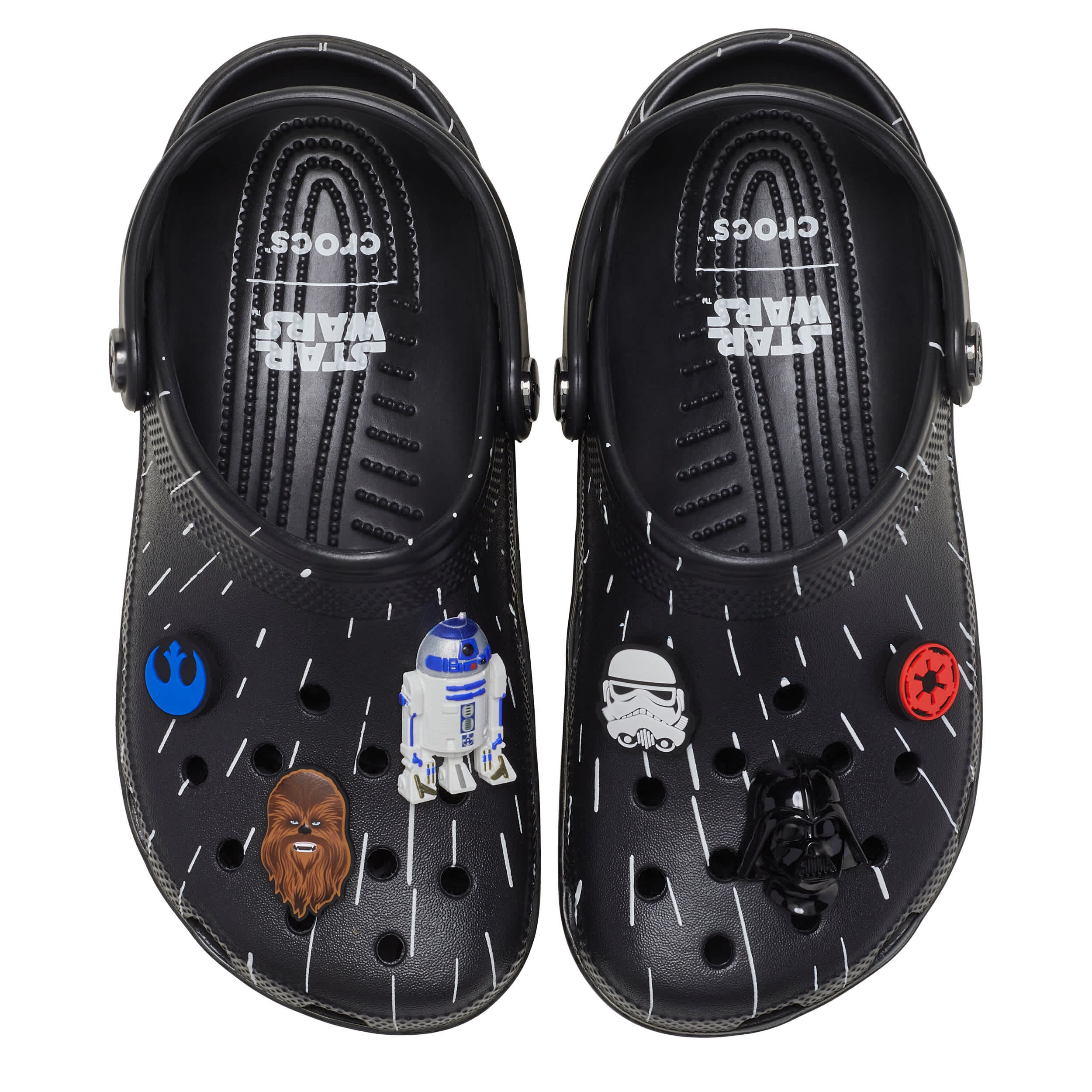 CROCS-MENS STAR WARS HYPERSPACE CLASSIC CLOG-BLACK & MULTICOLOR