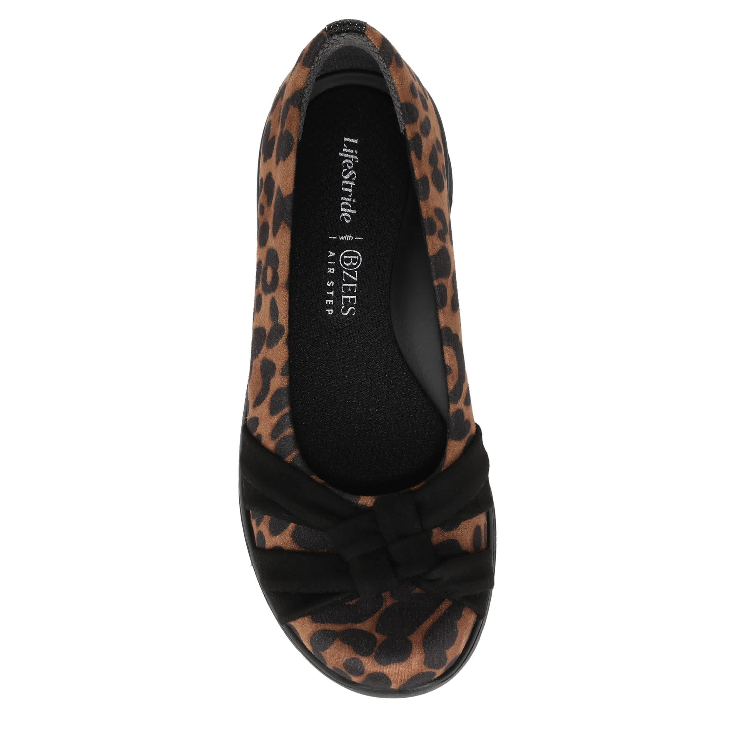 LIFESTRIDE-WOMENS GLAMOUR FLAT-BROWN & MULTICOLOR