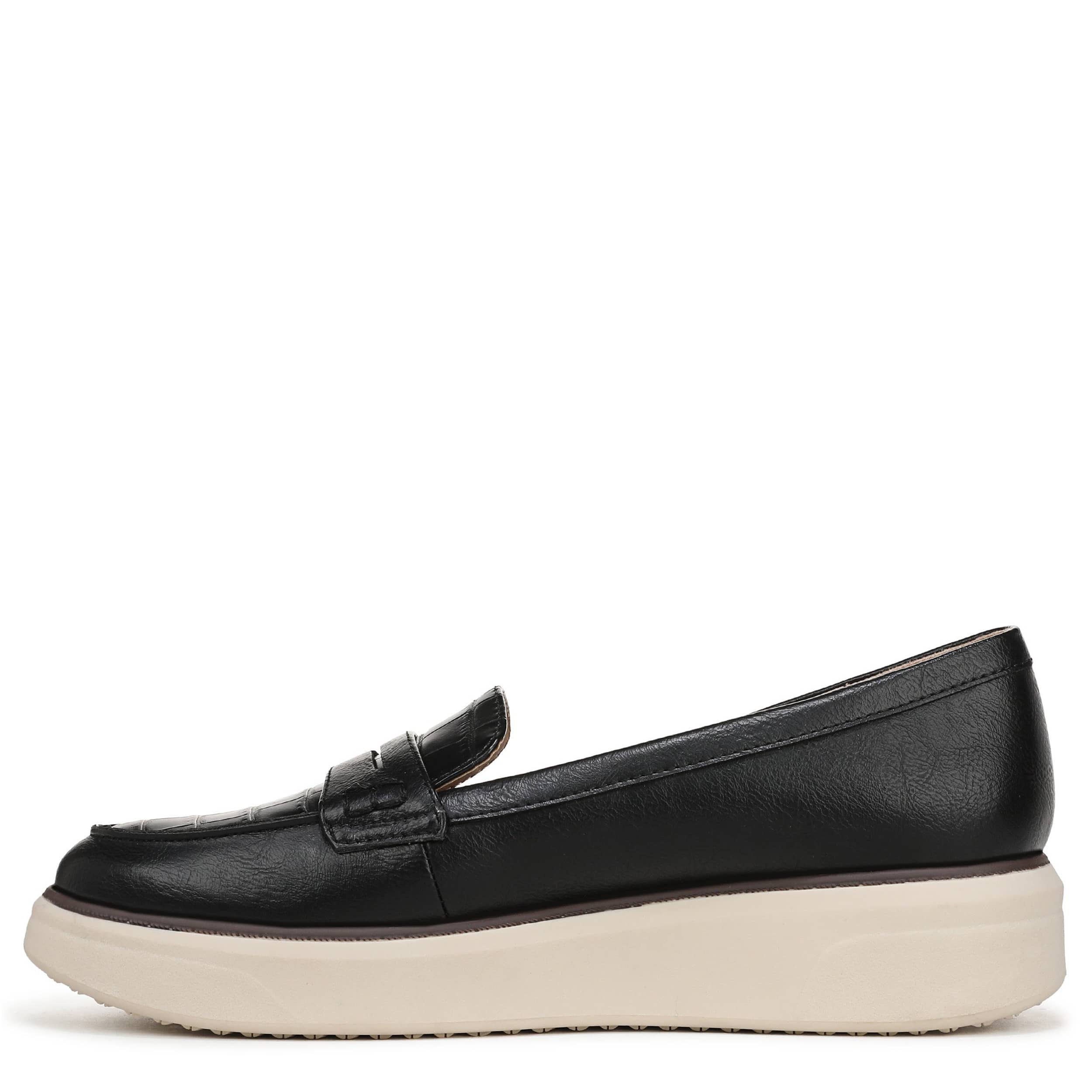 LIFESTRIDE-WOMENS CHELSEA LOAFER-BLACK & BLACK