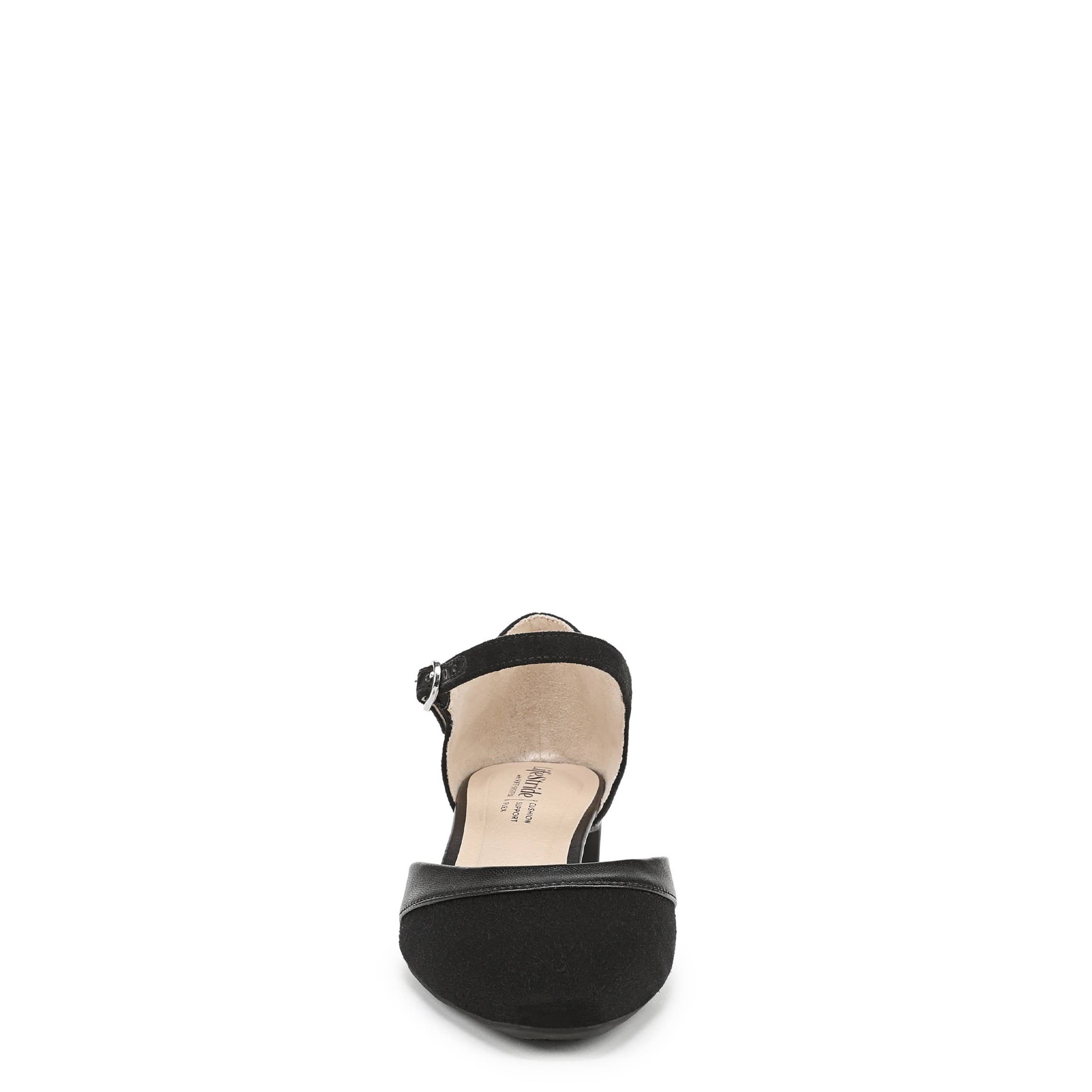 LIFESTRIDE-WOMENS LEIGHTON PUMP-BLACK & 