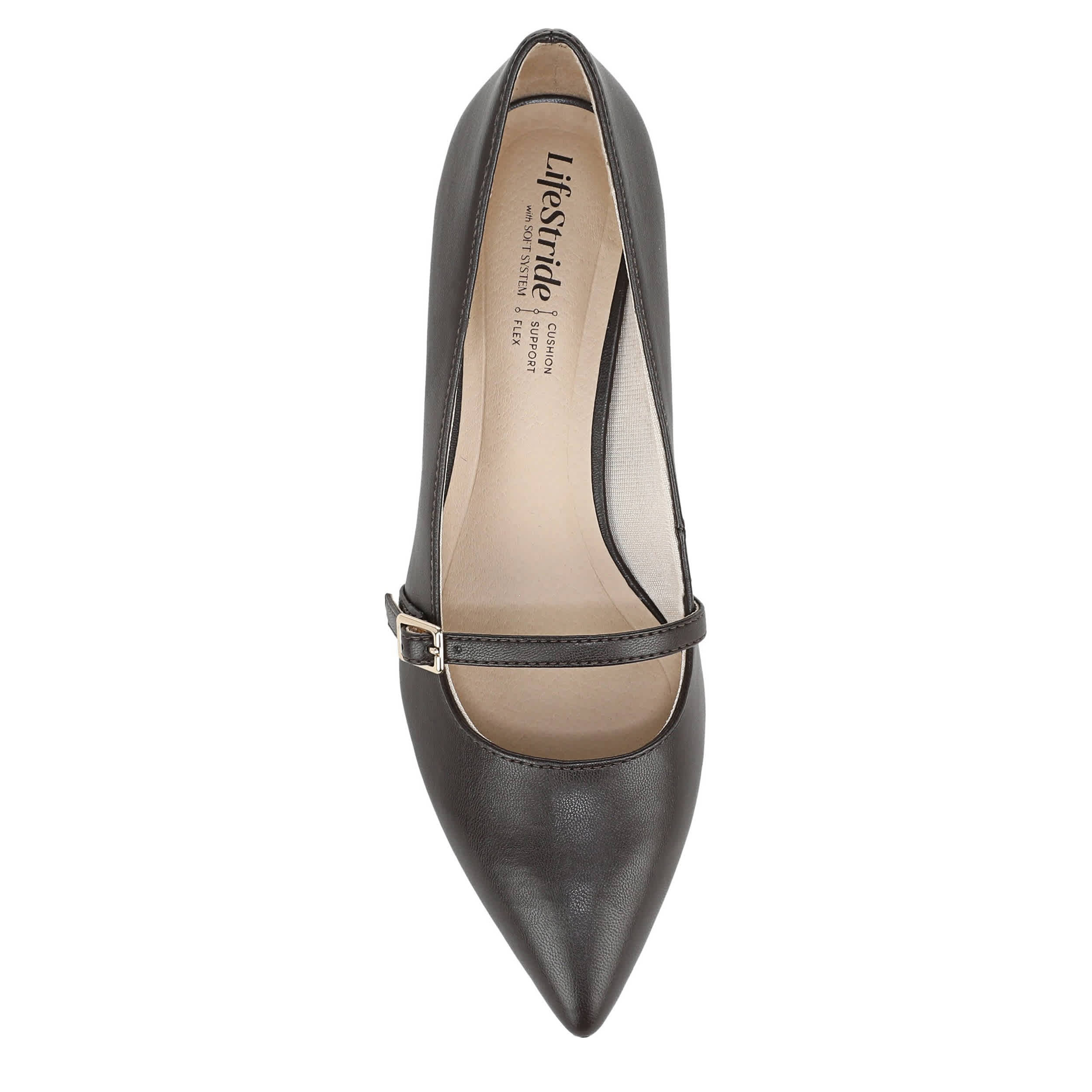 LIFESTRIDE-WOMENS MADELYN PUMP-CHOCOLATE & 