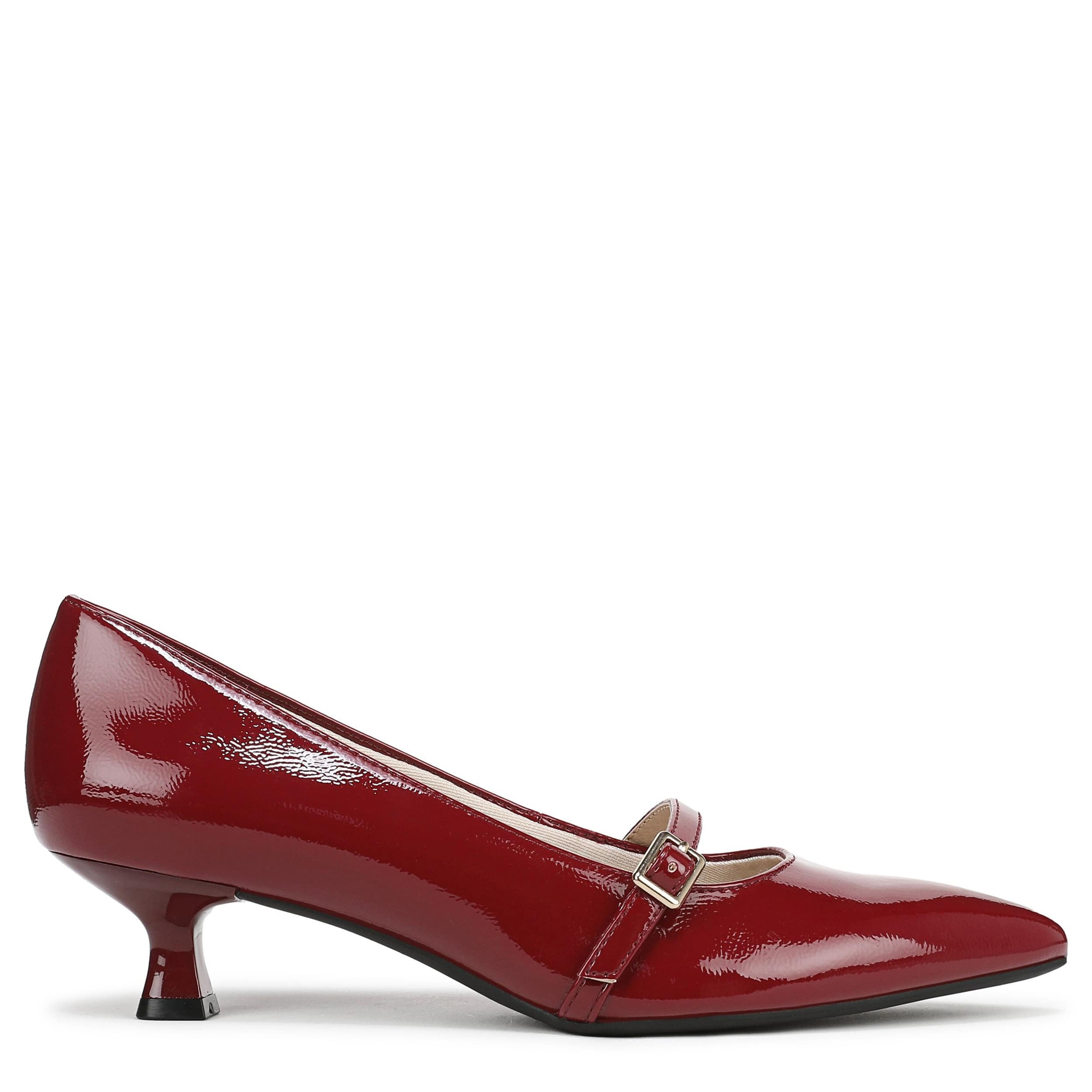 LIFESTRIDE-WOMENS MADELYN PUMP-DARK RED & 