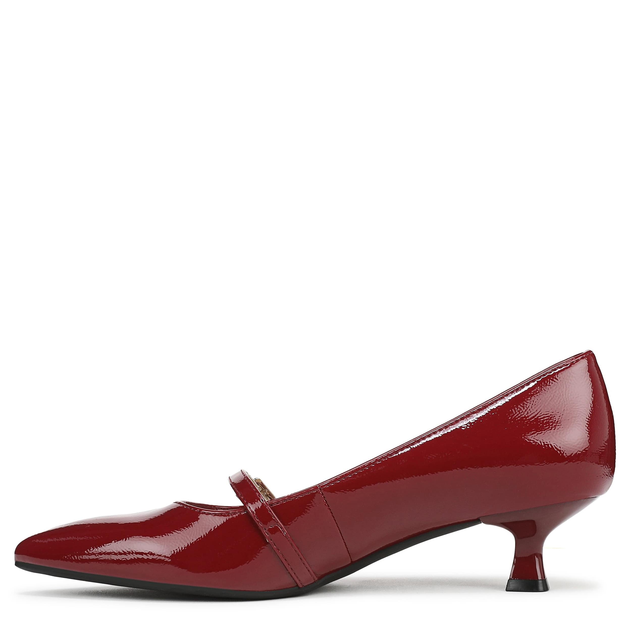 LIFESTRIDE-WOMENS MADELYN PUMP-DARK RED & 