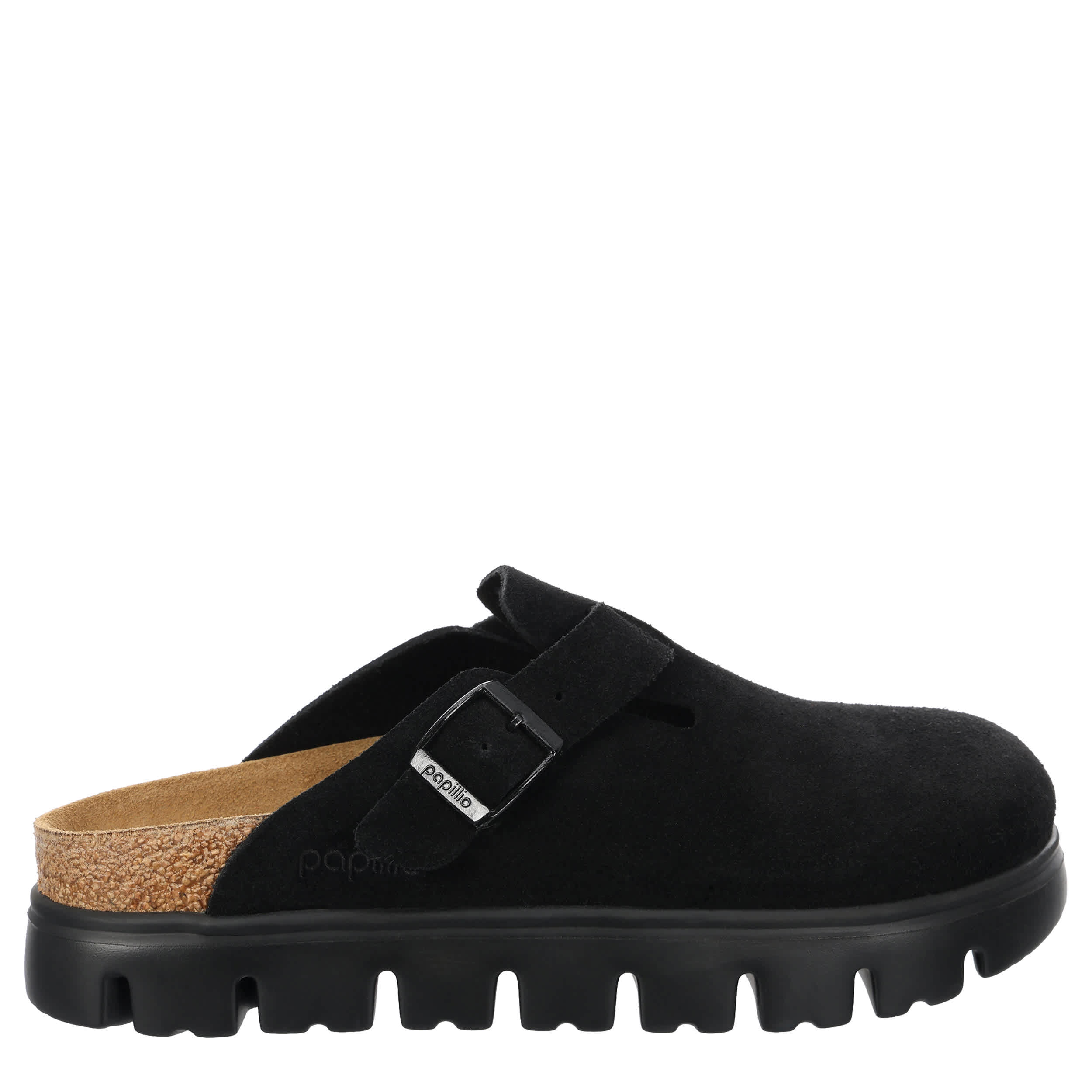 BIRKENSTOCK-WOMENS BOSTON CHUNKY CLOG-BLACK & 