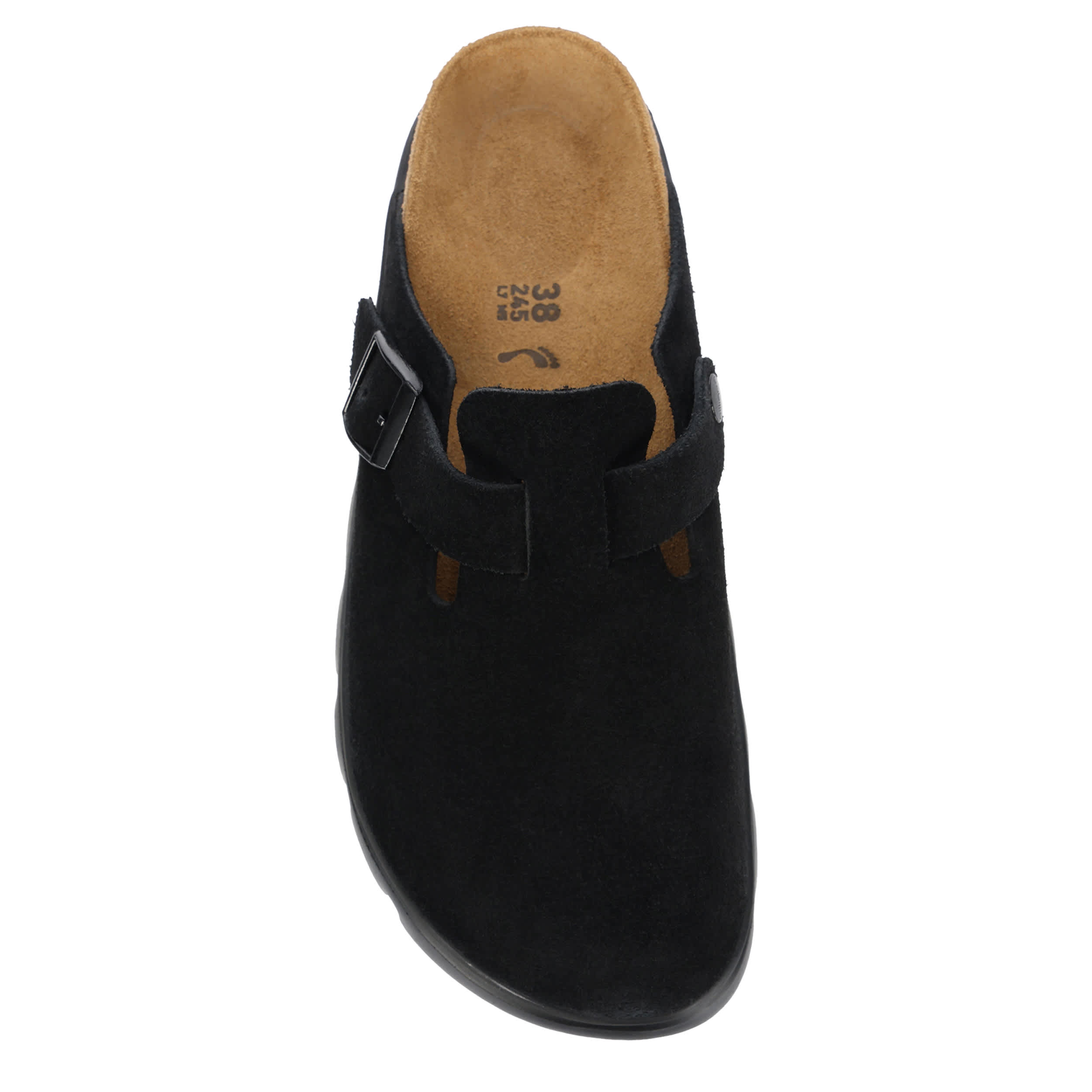 BIRKENSTOCK-WOMENS BOSTON CHUNKY CLOG-BLACK & 