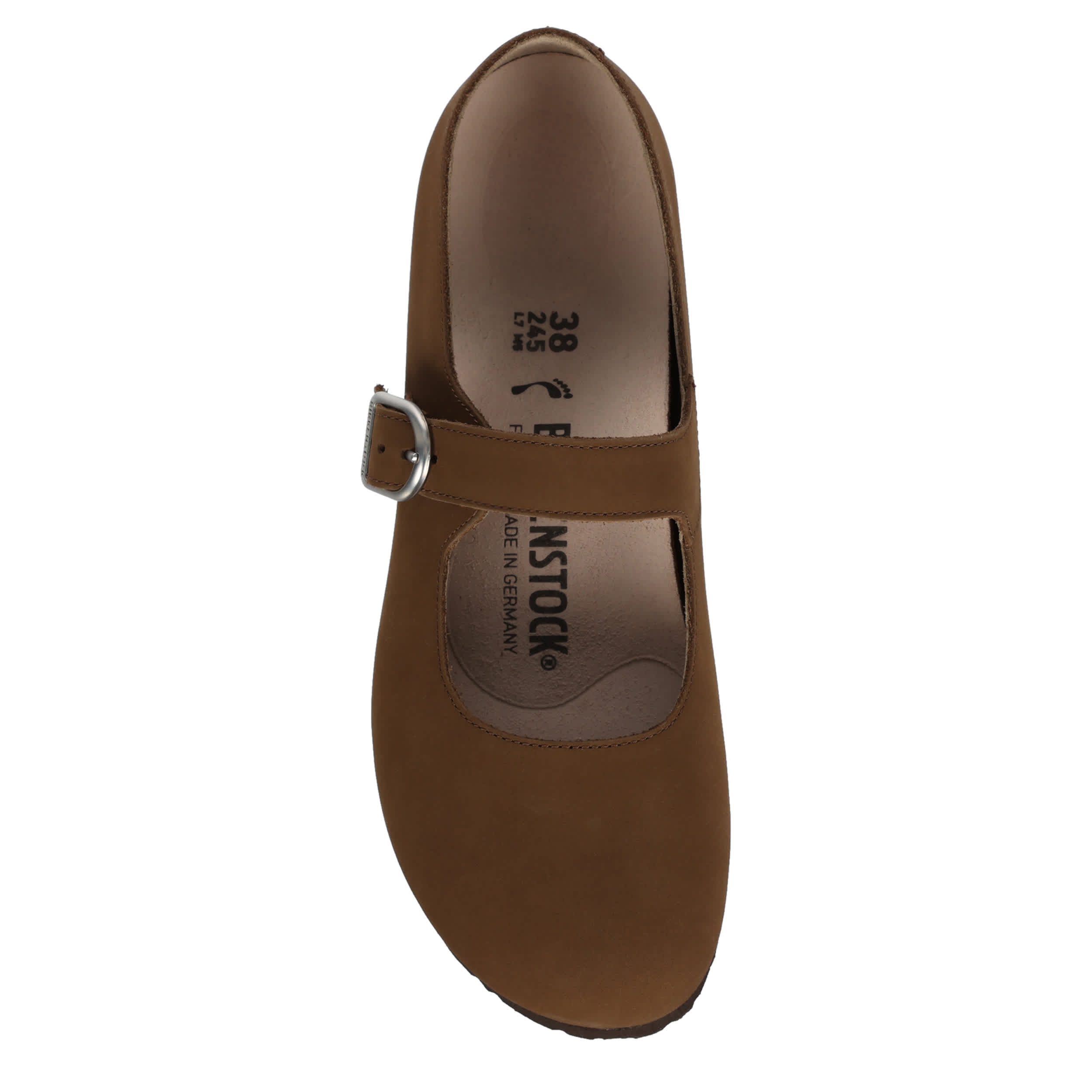 BIRKENSTOCK-WOMENS SANTA CLARITA FLAT-MOCHA & 