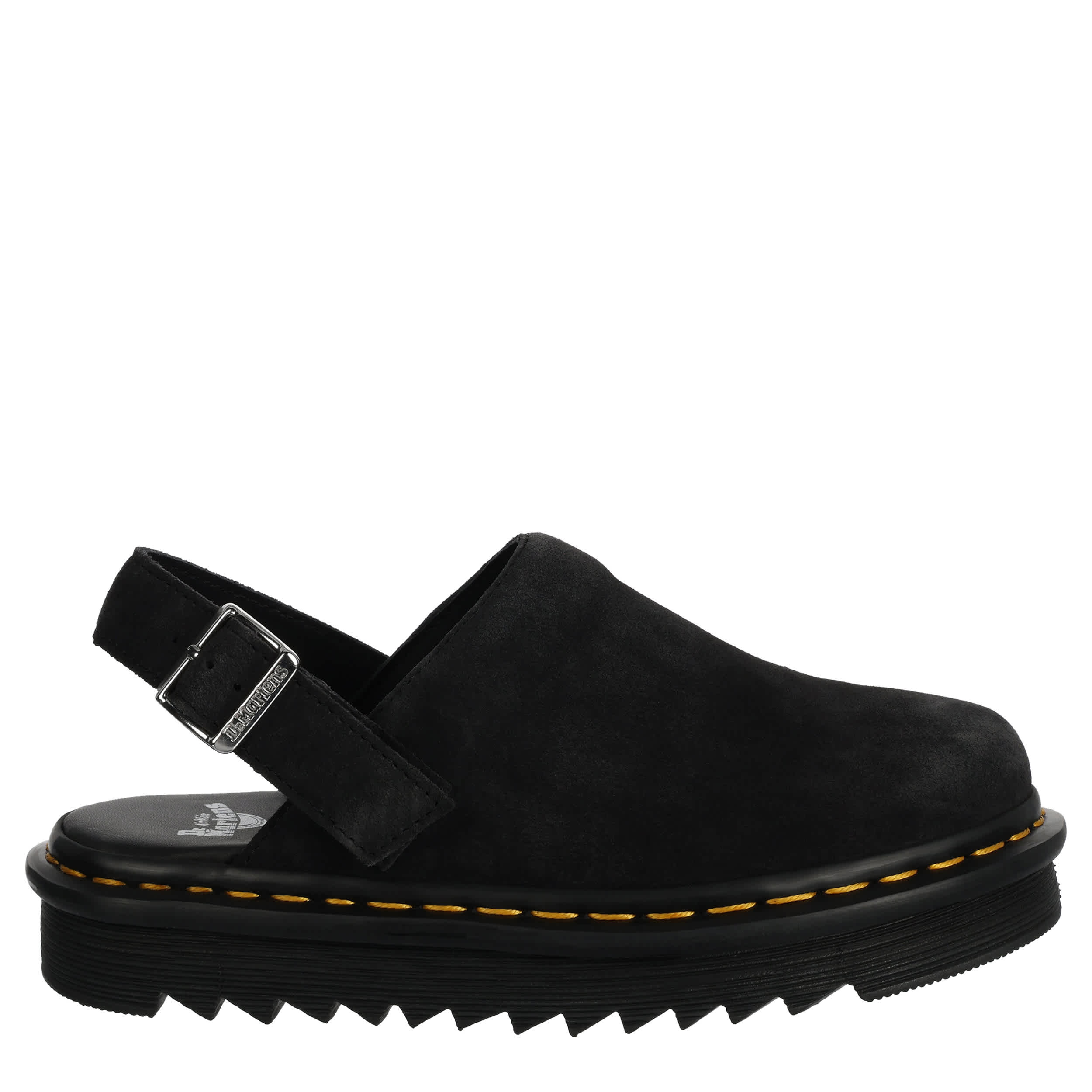 DR.MARTENS-WOMENS ZEBRILUS CLOG-BLACK & 