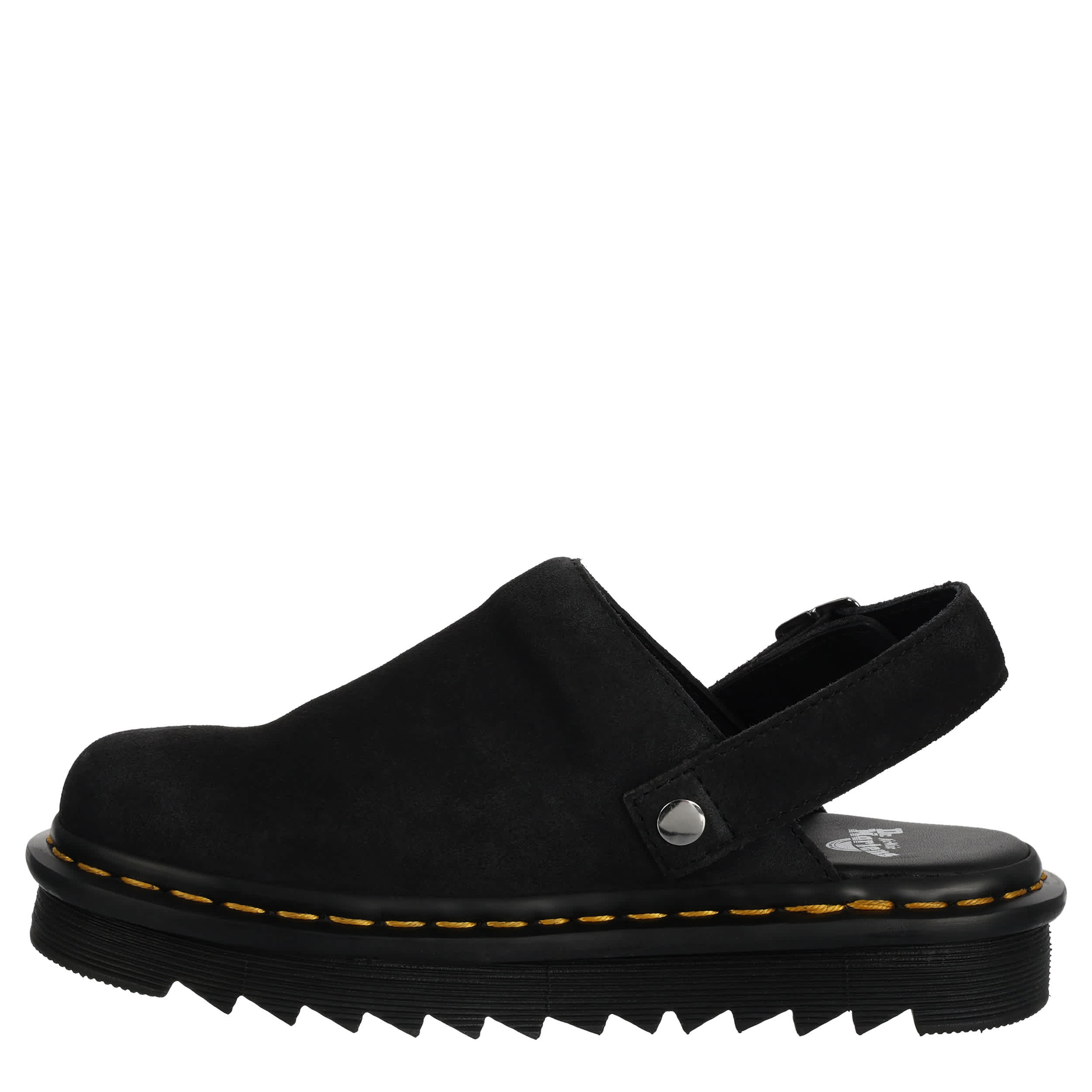 DR.MARTENS-WOMENS ZEBRILUS CLOG-BLACK & 