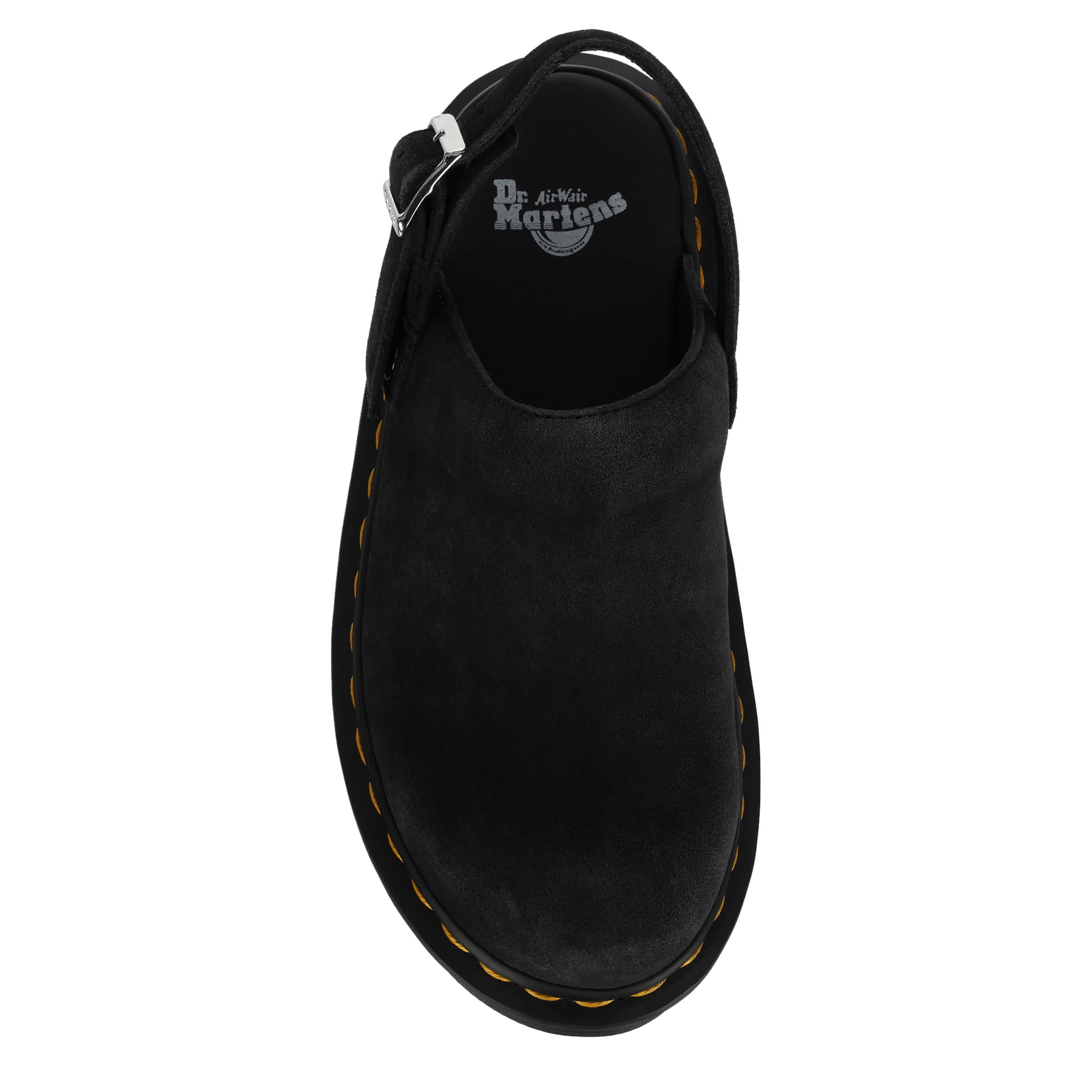 DR.MARTENS-WOMENS ZEBRILUS CLOG-BLACK & 
