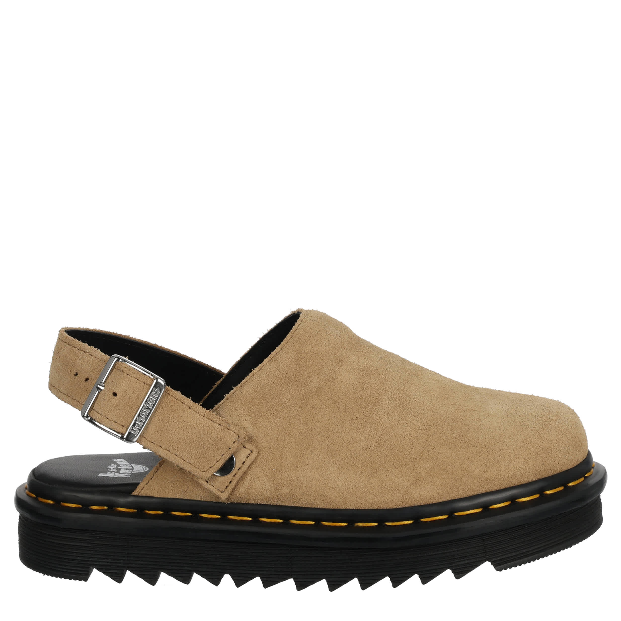 DR.MARTENS-WOMENS ZEBRILUS CLOG-TAN & 