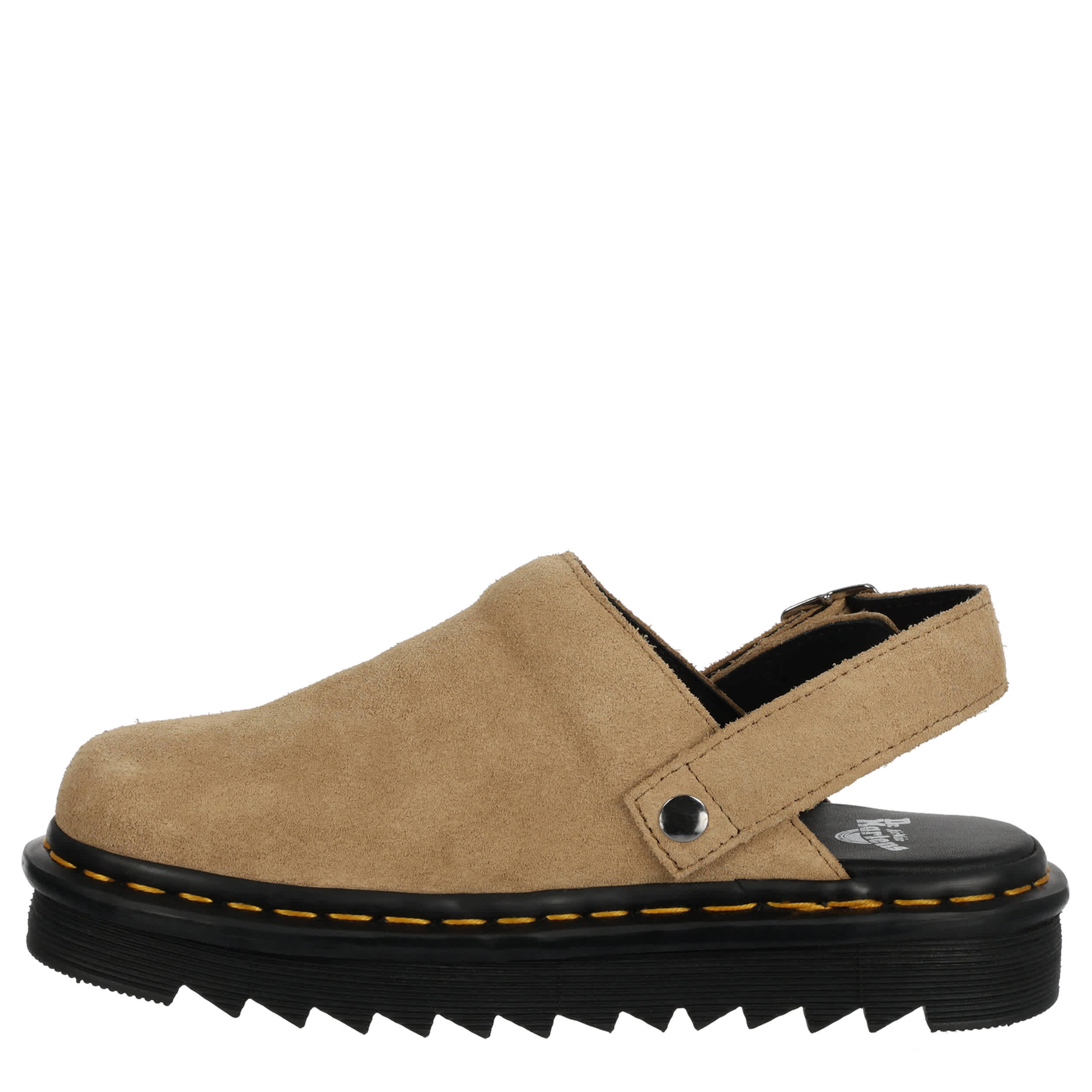 DR.MARTENS-WOMENS ZEBRILUS CLOG-TAN & 