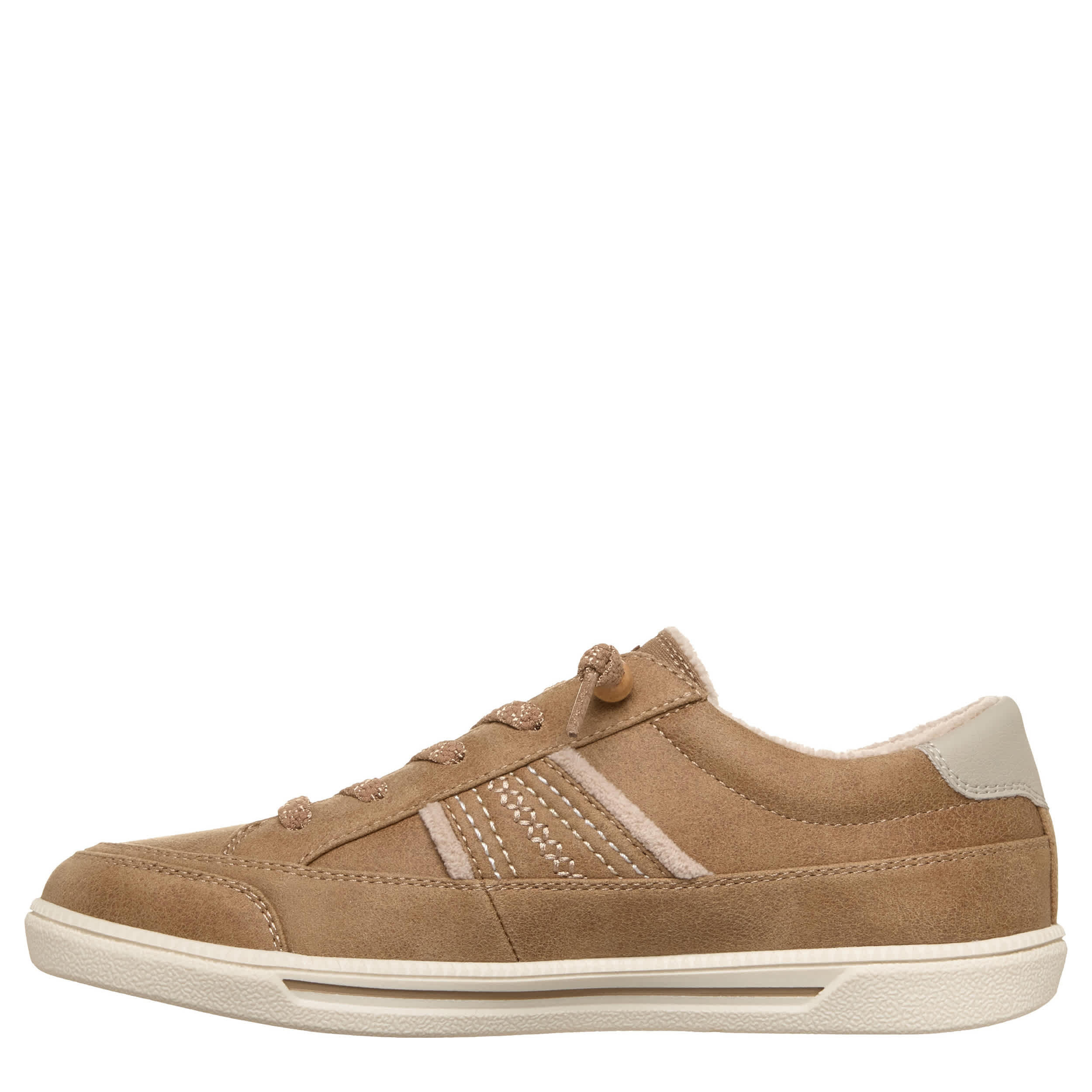 SKECHERS-WOMENS B CUTE 2.0 SLIP ON SNEAKER-CHESTNUT & 