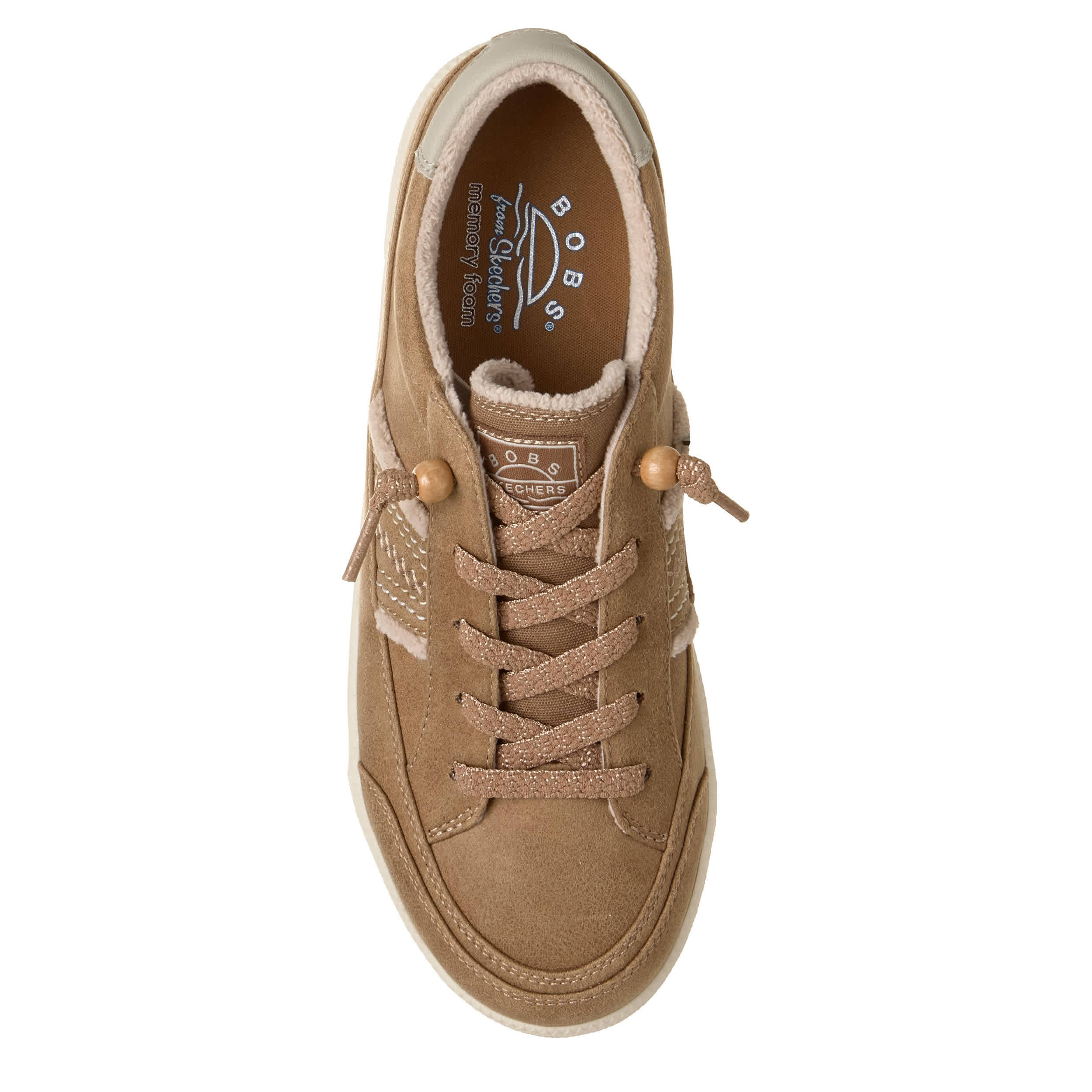 SKECHERS-WOMENS B CUTE 2.0 SLIP ON SNEAKER-CHESTNUT & 