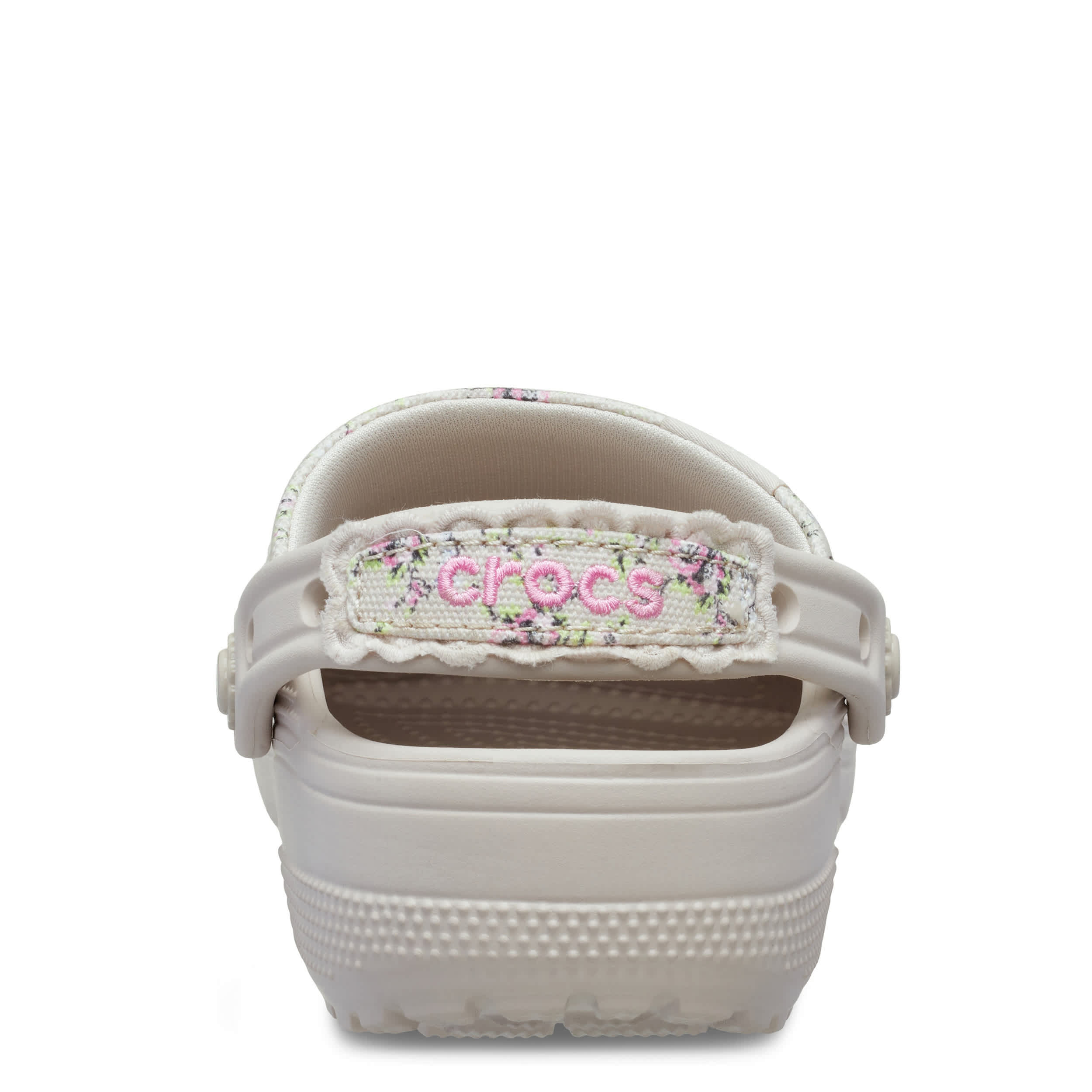 CROCS-WOMENS CRAFTED CLOG-BEIGE & FLORAL