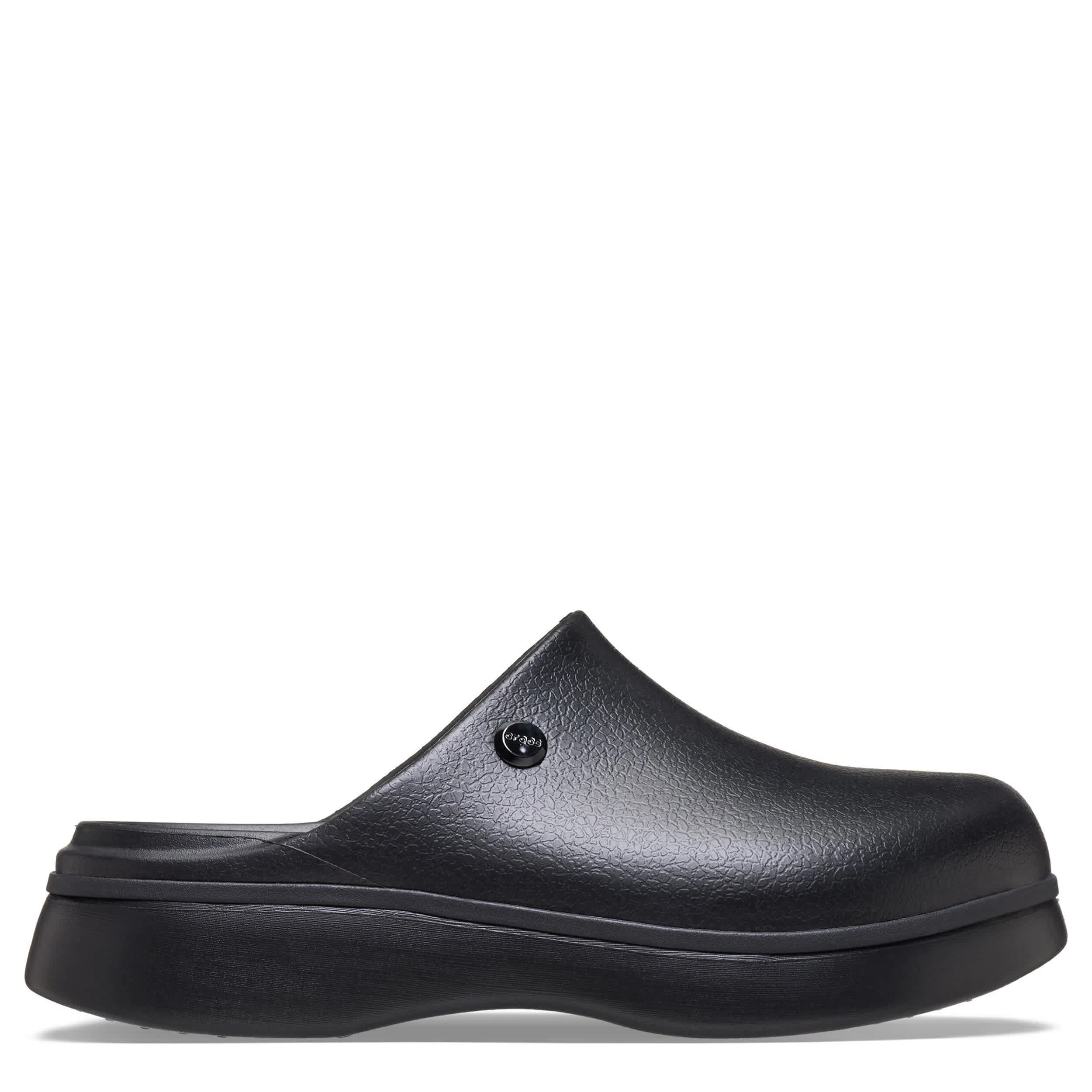 CROCS-WOMENS DYLAN NOTCHED CLOG-BLACK & 