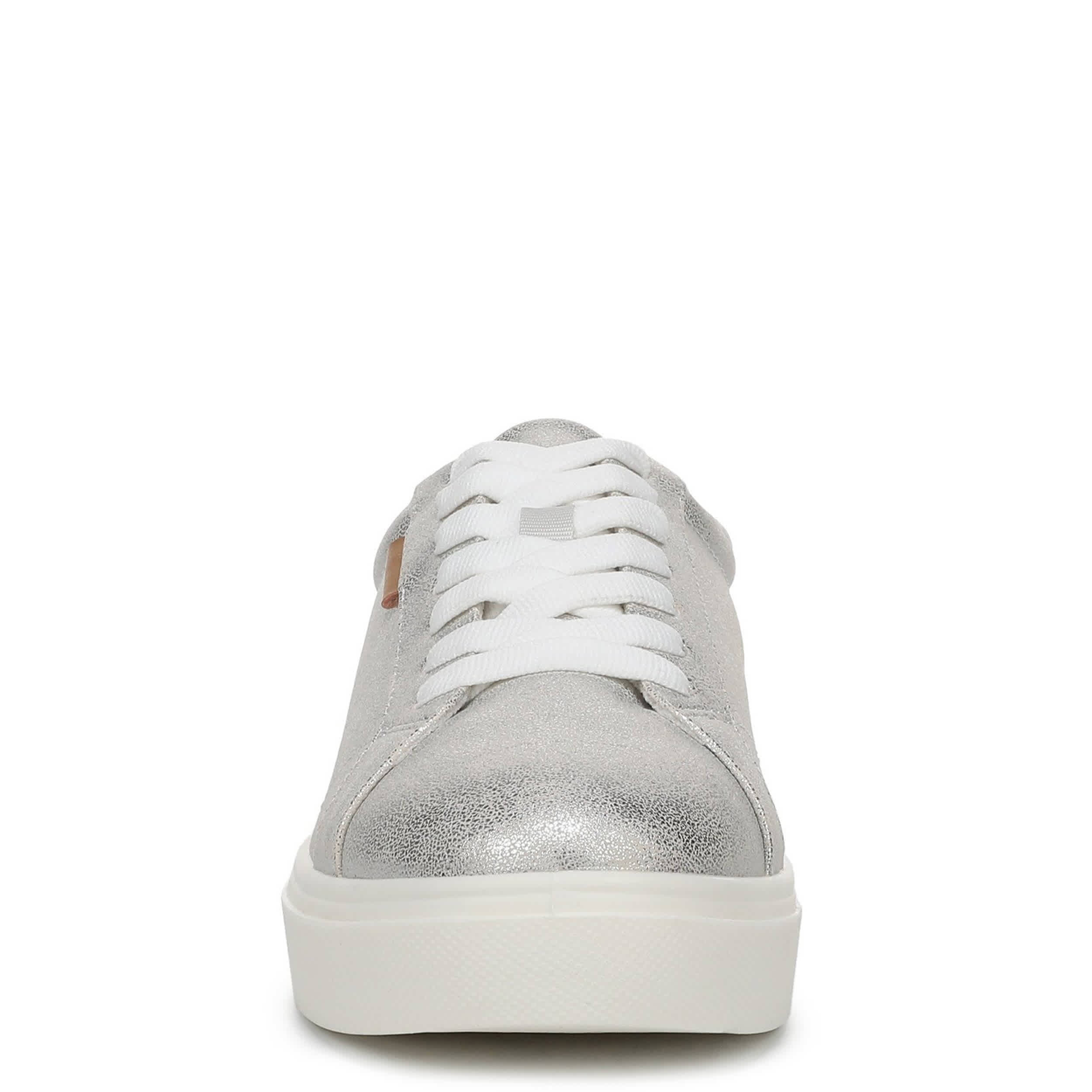 DR. SCHOLL'S-WOMENS MADISON CLOUD LACE SNEAKER-SILVER & 