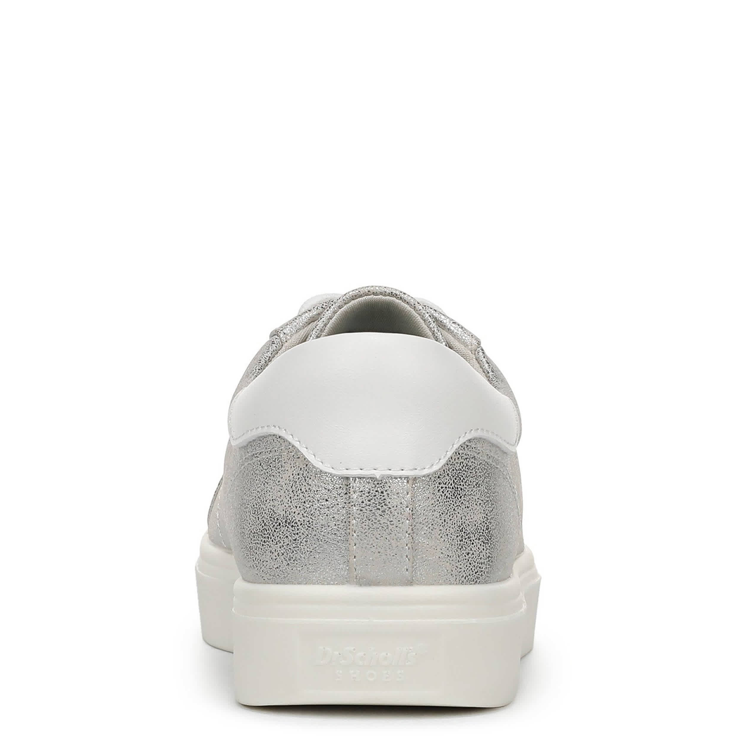 DR. SCHOLL'S-WOMENS MADISON CLOUD LACE SNEAKER-SILVER & 